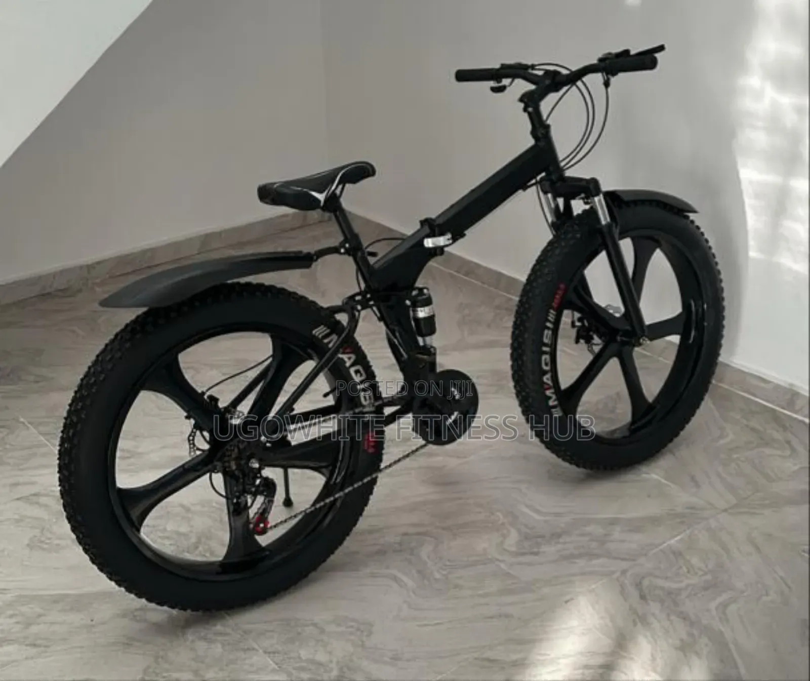 26-Inch Folding Fat Tire Mountain Bike