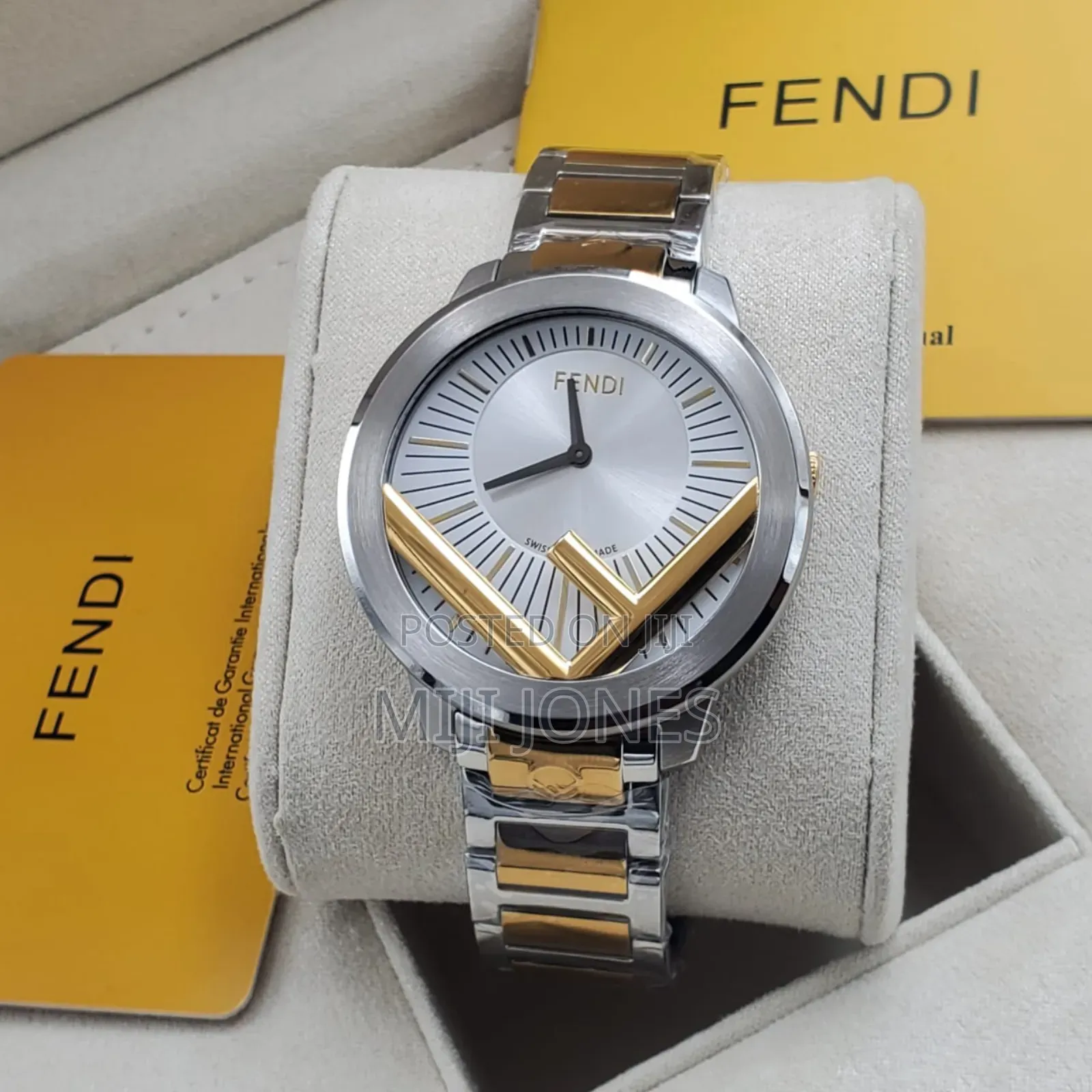 "Fendi Chain Watch  | Unisex | Battery Powered"