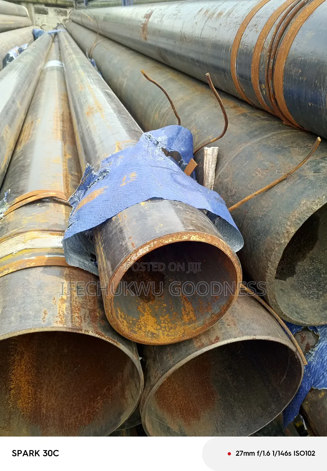 Steel and Coted Pipe All Sizes and Thickness Available