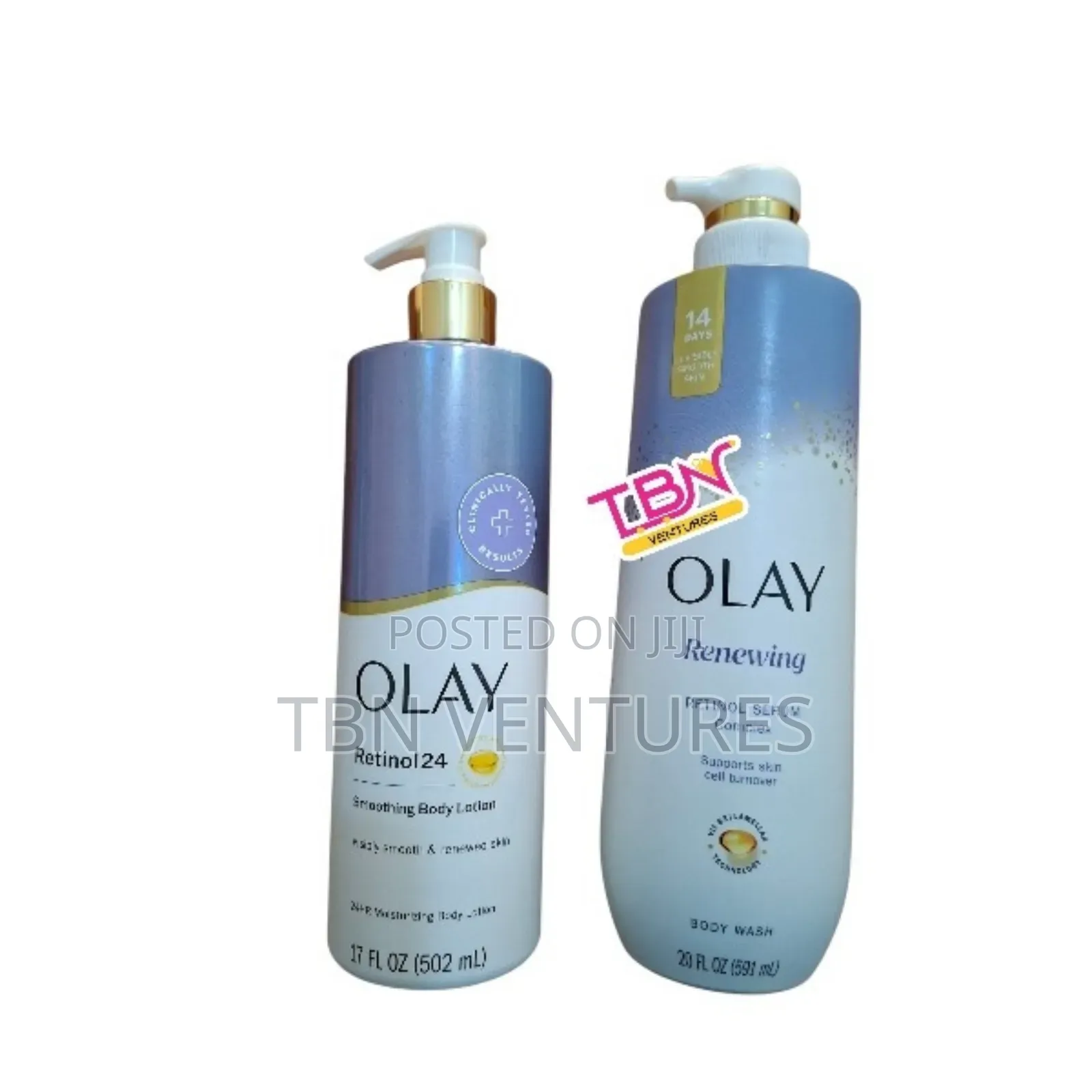 Olay Retinol Body Lotion and Bath