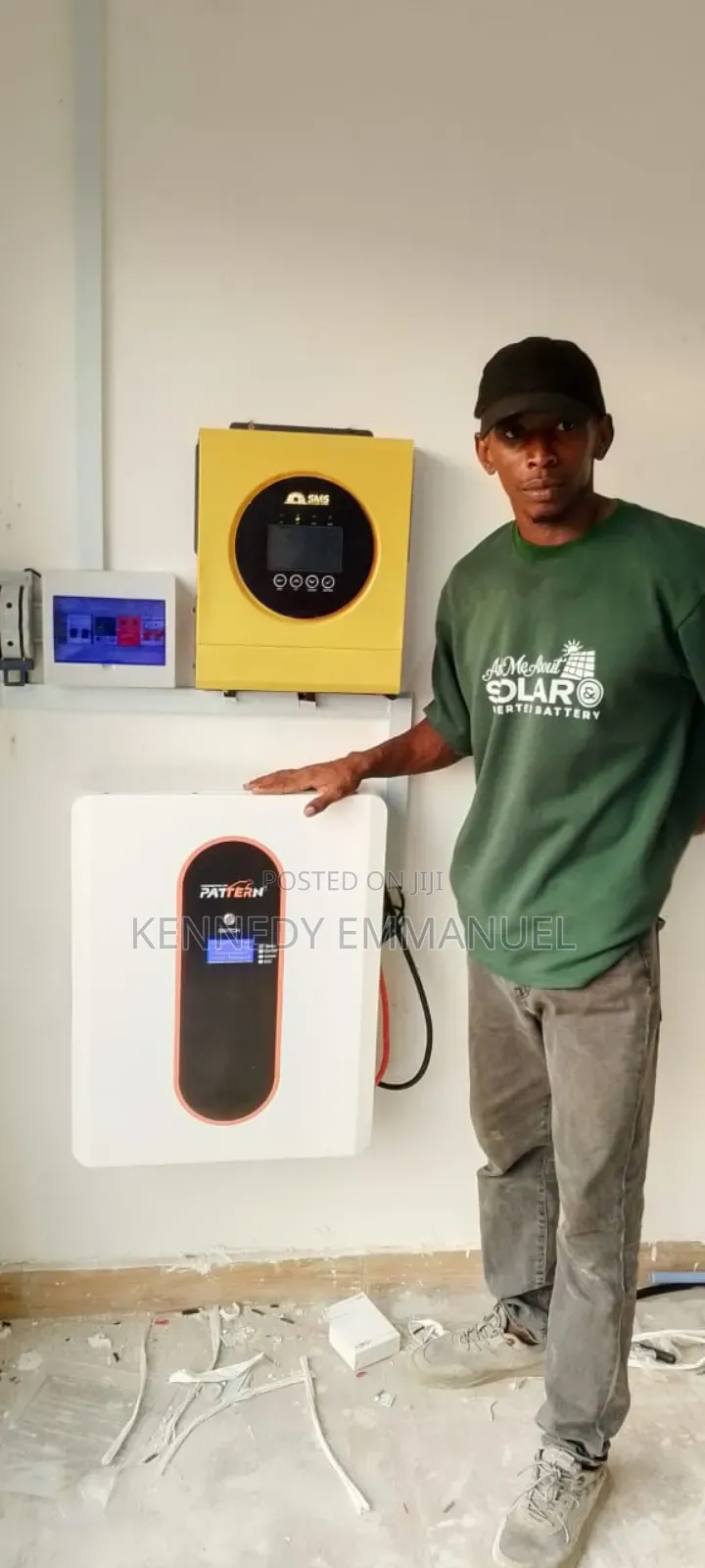24 Volt 6kva Hybrid Inverter and 5kilo Watts Lithium Battery