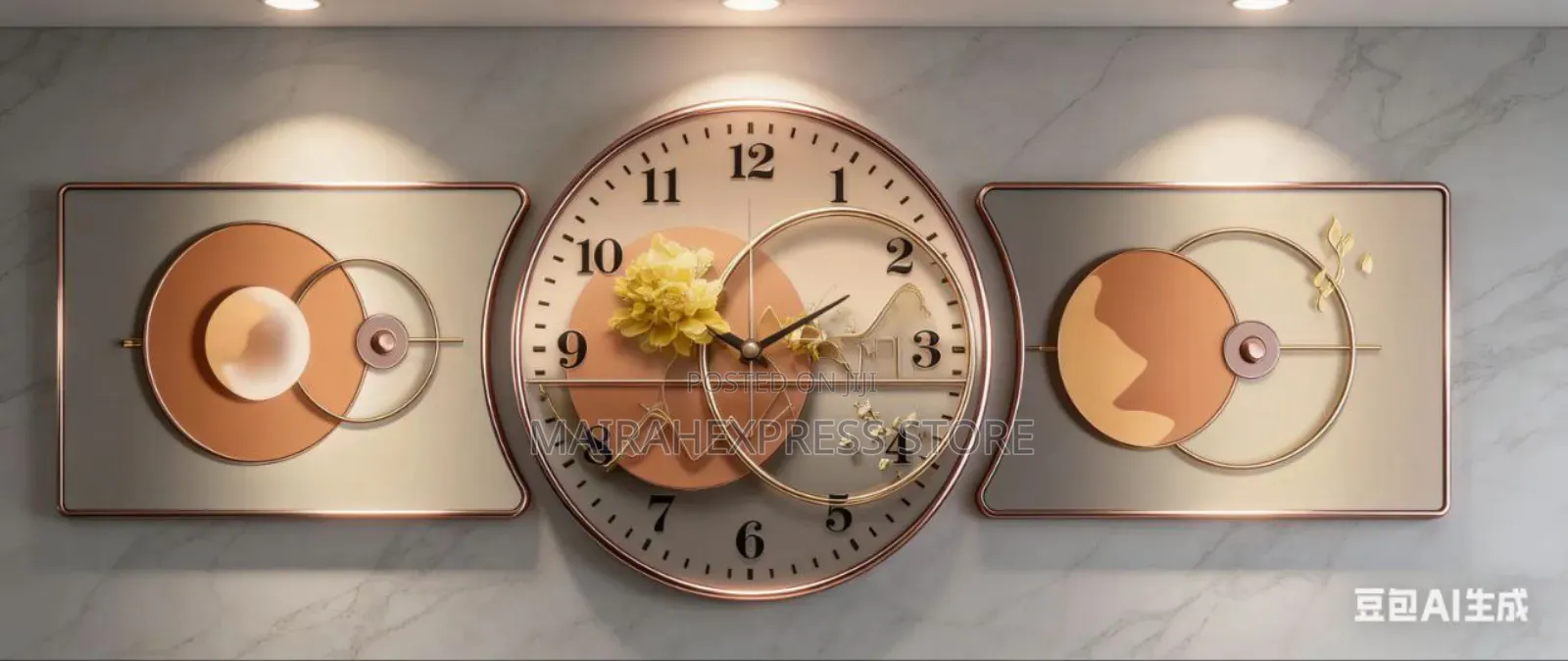 3 in 1 Frame Decor Wall Clock Ts