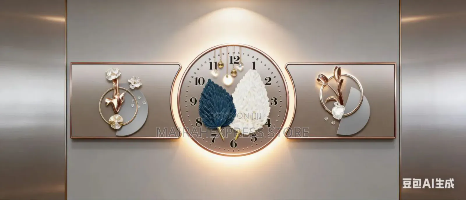 3 in 1 Frame Decor Wall Clock Ts