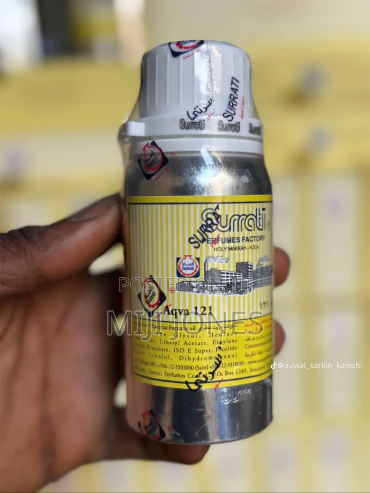 "Surrati Aqua 212 Perfume Oil"