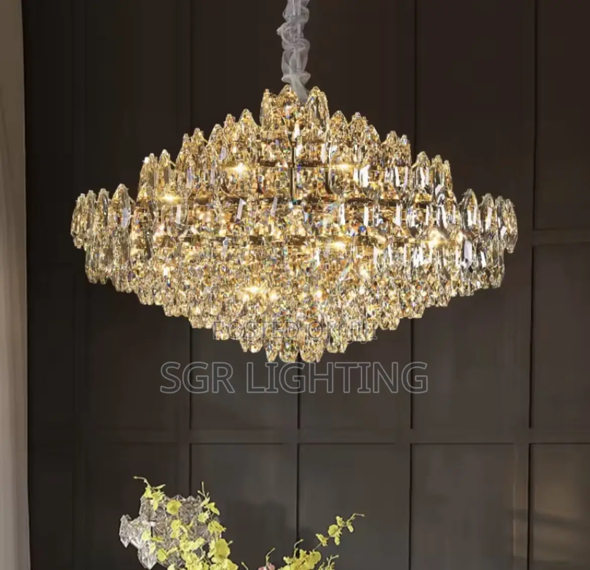 Living Room Crystal Led Chandelier