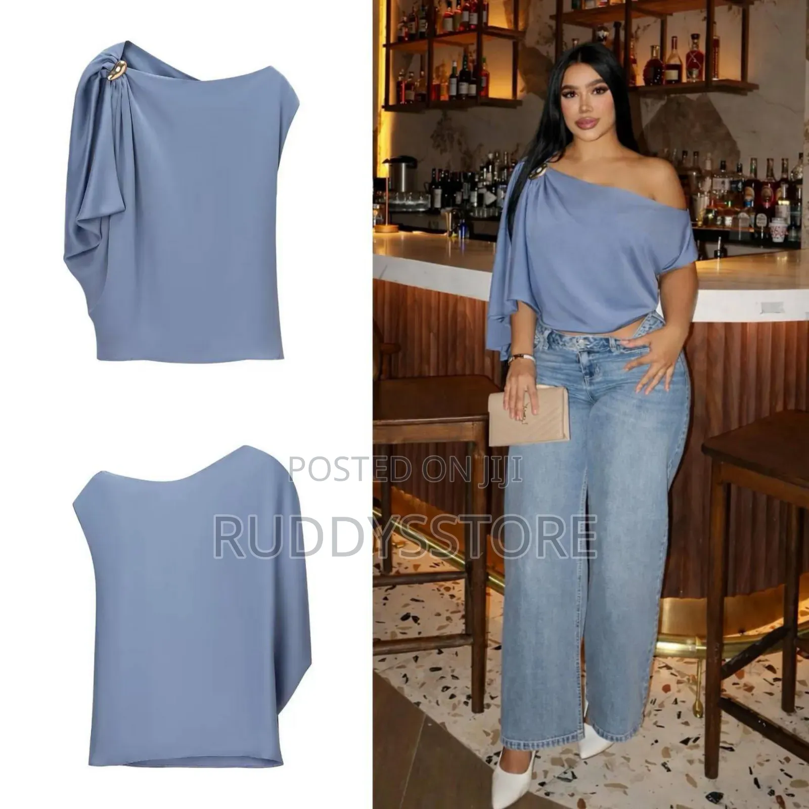 Zr Asymmetric Top – Elegant Stylish Women’S Blouse