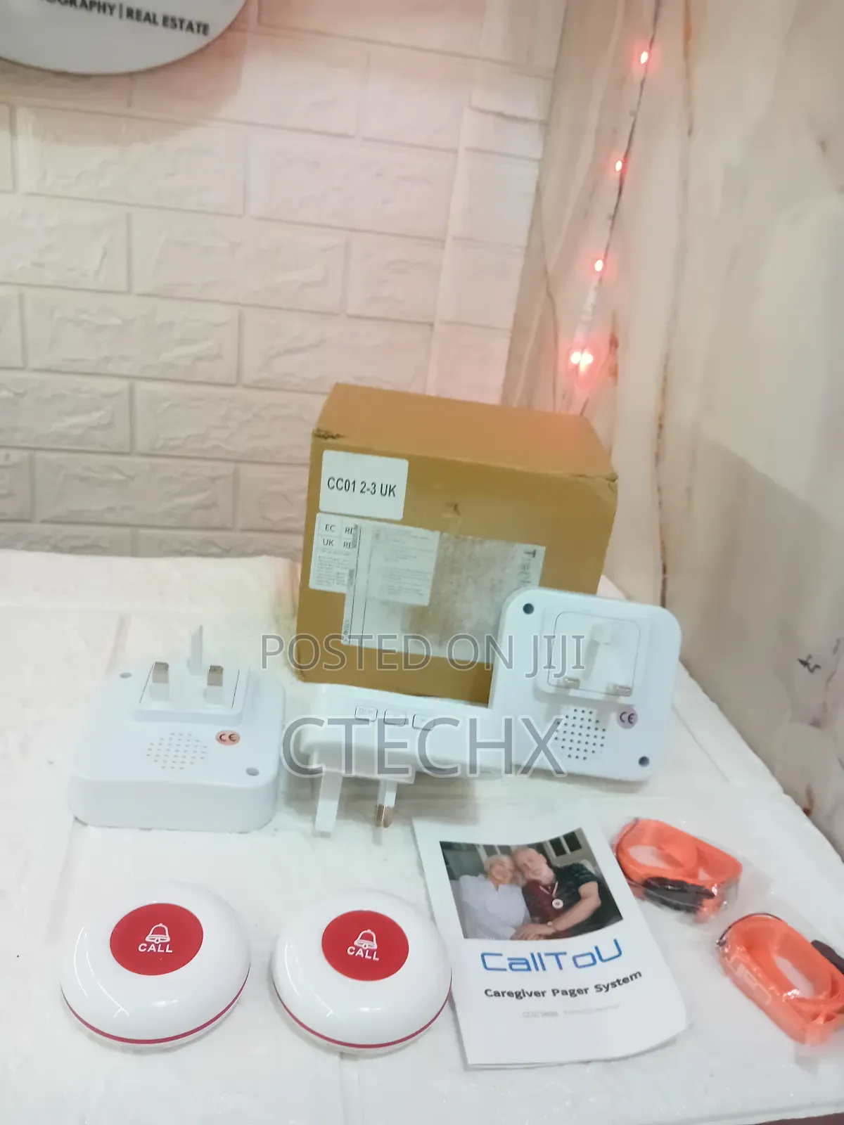 Caregiver Pager Call Button Medical Alert System for Elderly, Patients