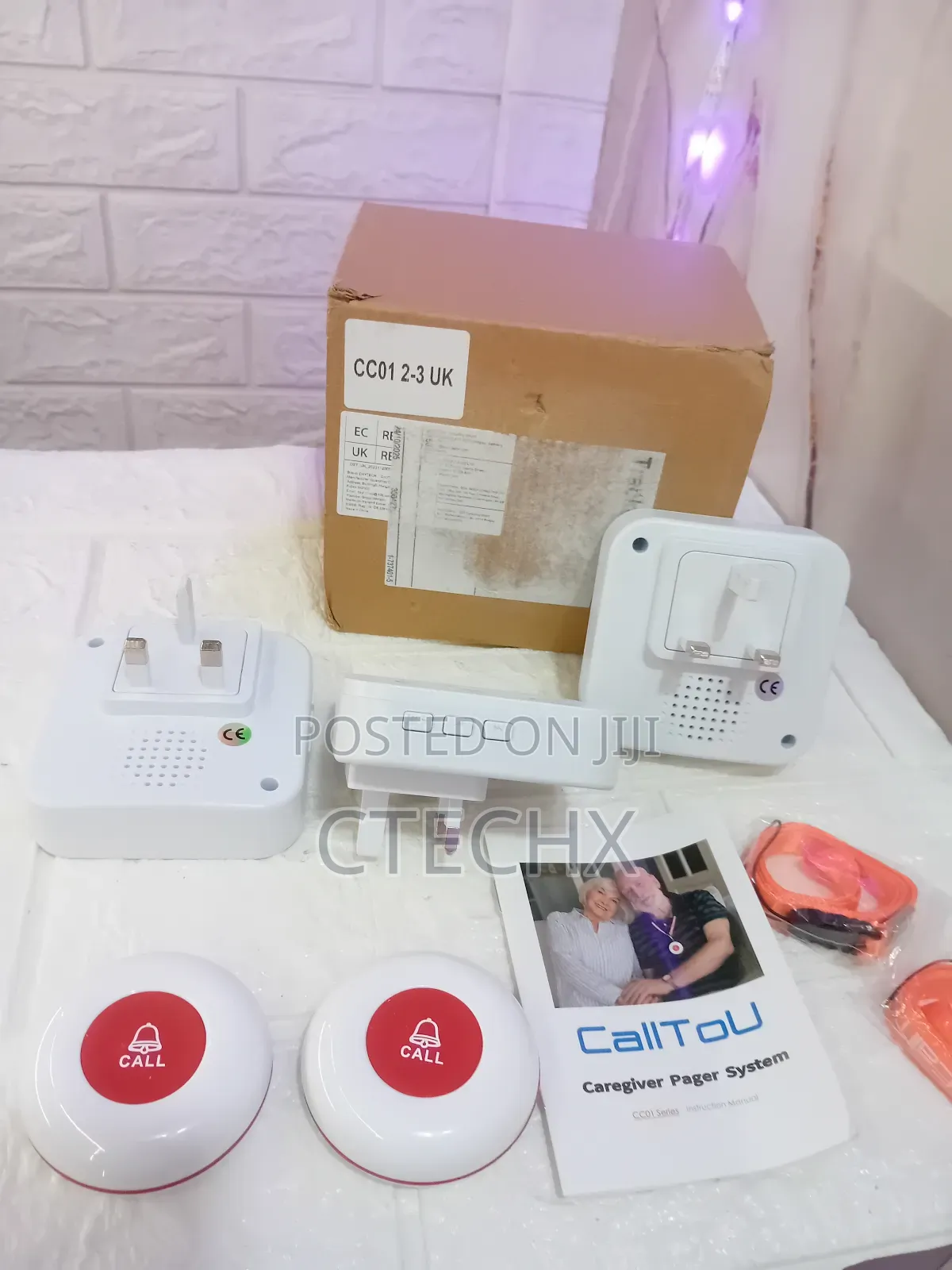 Caregiver Pager Call Button Medical Alert System for Elderly, Patients