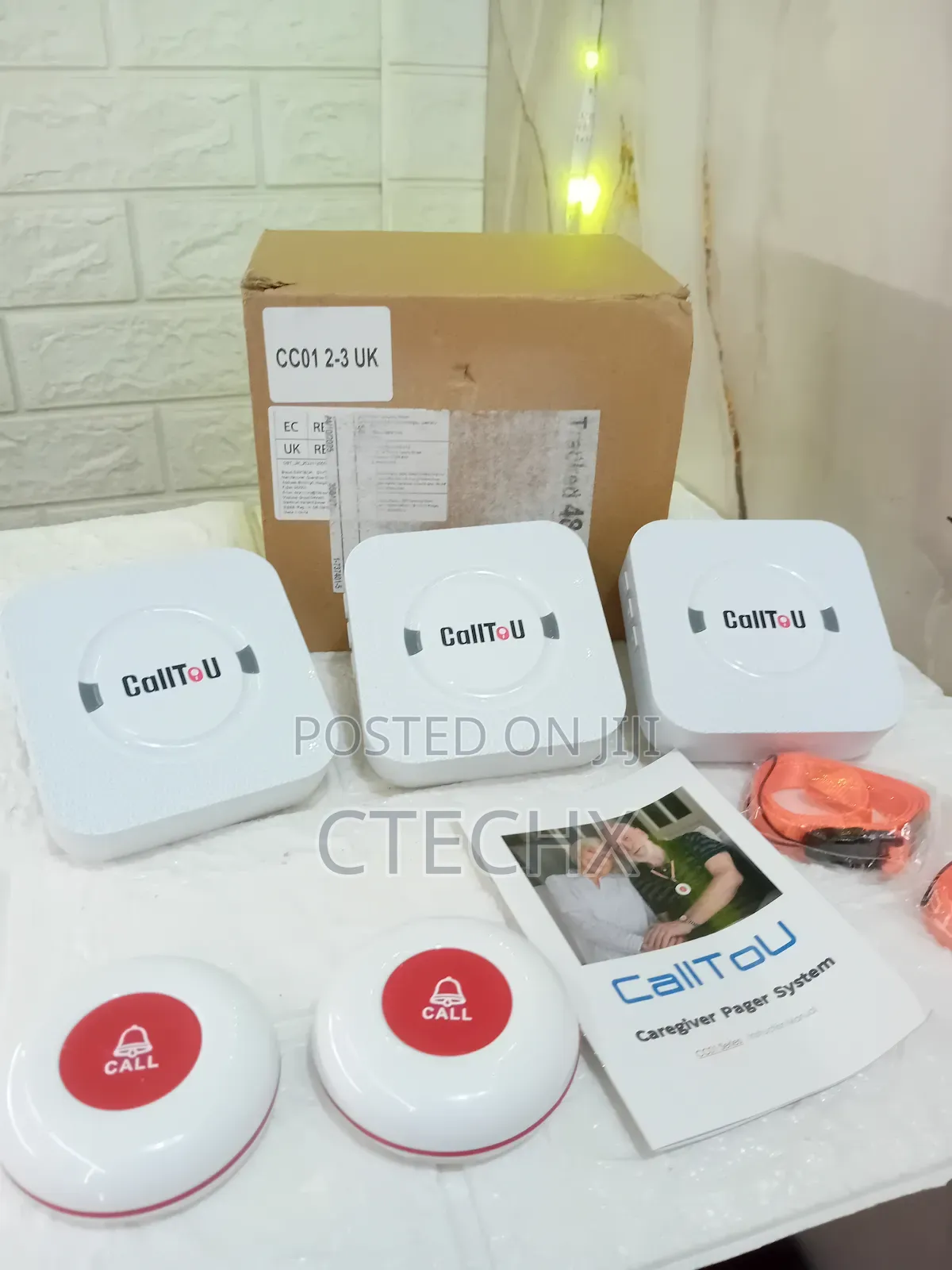 Caregiver Pager Call Button Medical Alert System for Elderly, Patients