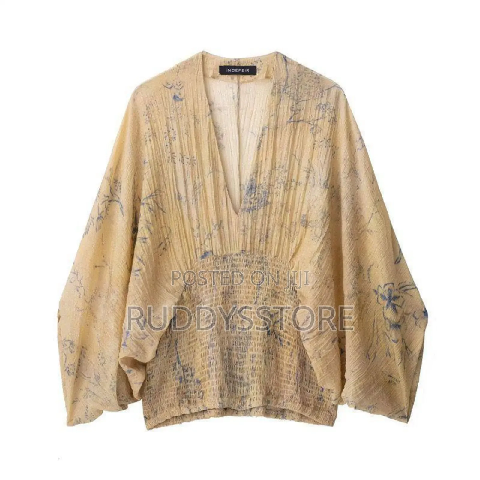 Elegant Lantern Sleeve Blouse – Trendy Women’S Top