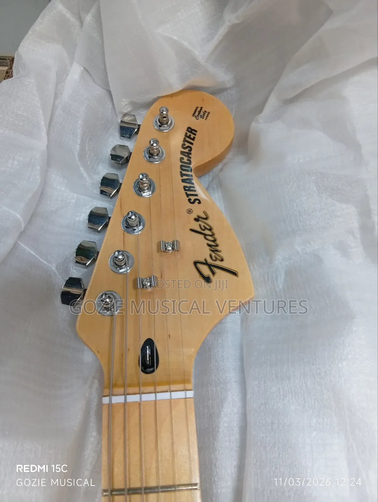 Fender Stratocaster Electric Lead Guitar Wood Colour
