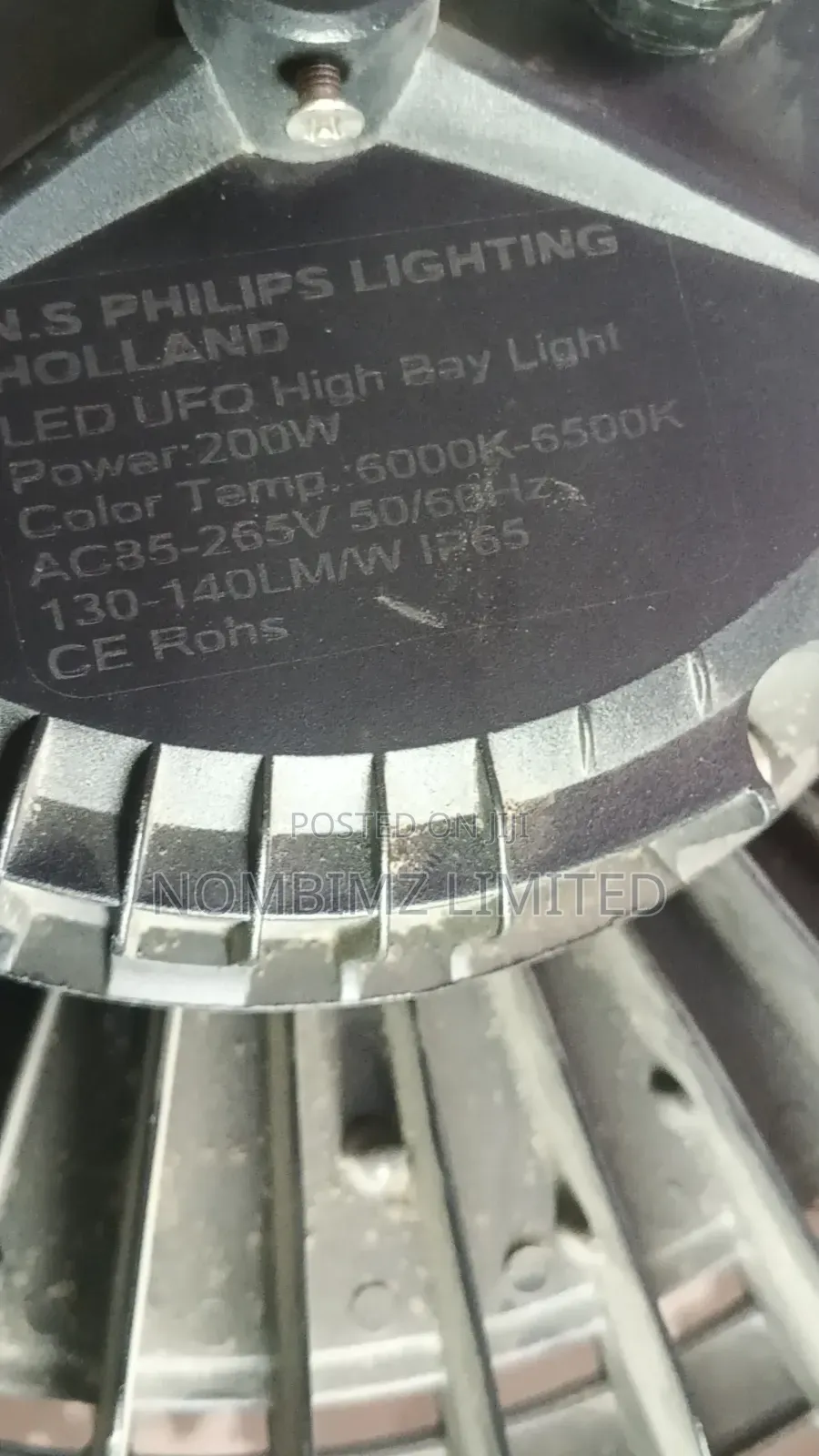 200 Watts Led N.S Philips Lighting Holland Highbay Round Face