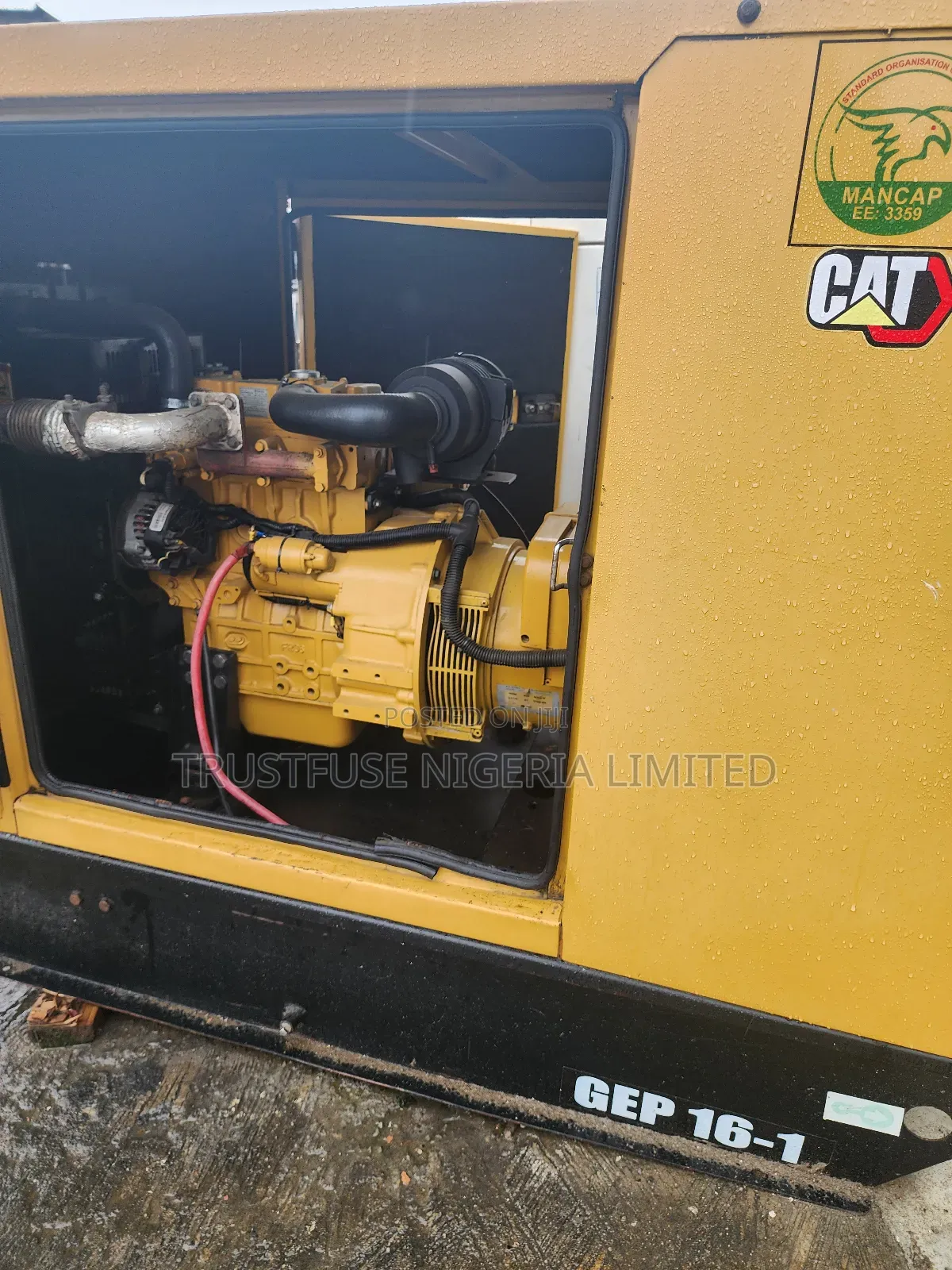 15kva Almost New Mantrac Cat 400 Series Uk Perkins Soundproof