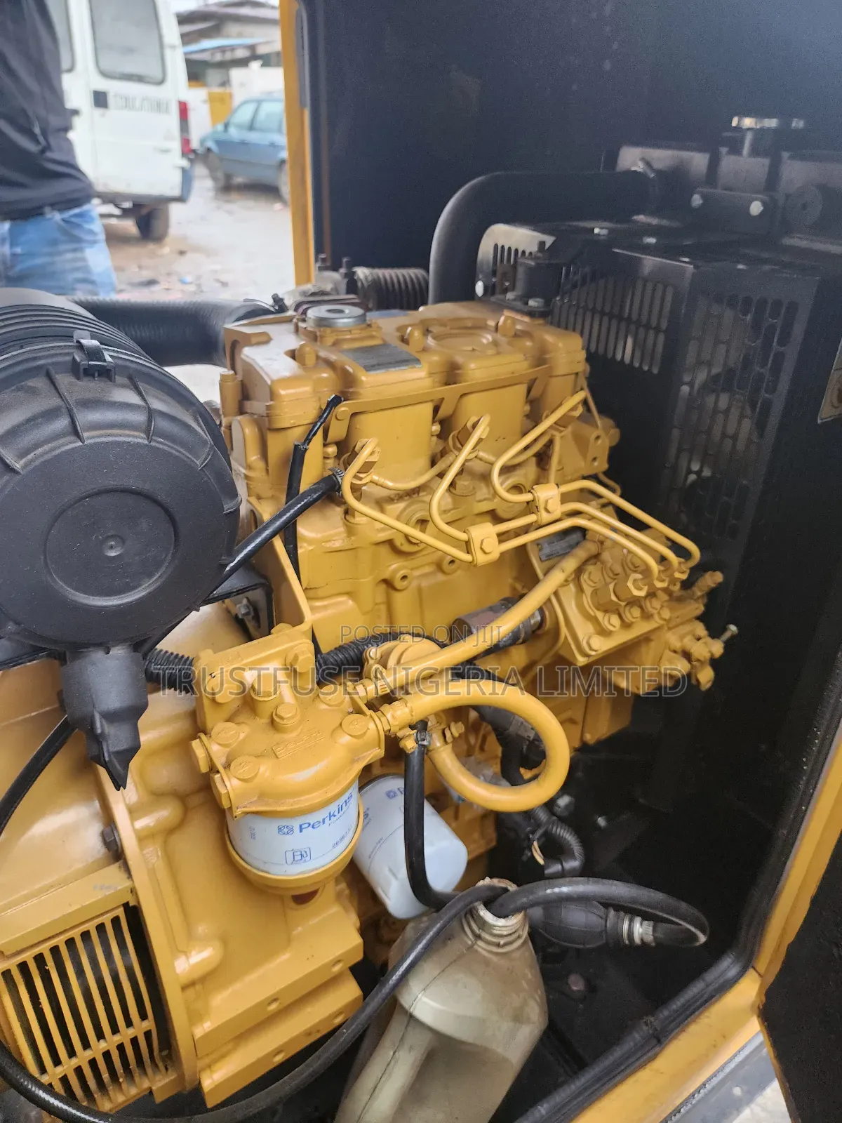 15kva Almost New Mantrac Cat 400 Series Uk Perkins Soundproof