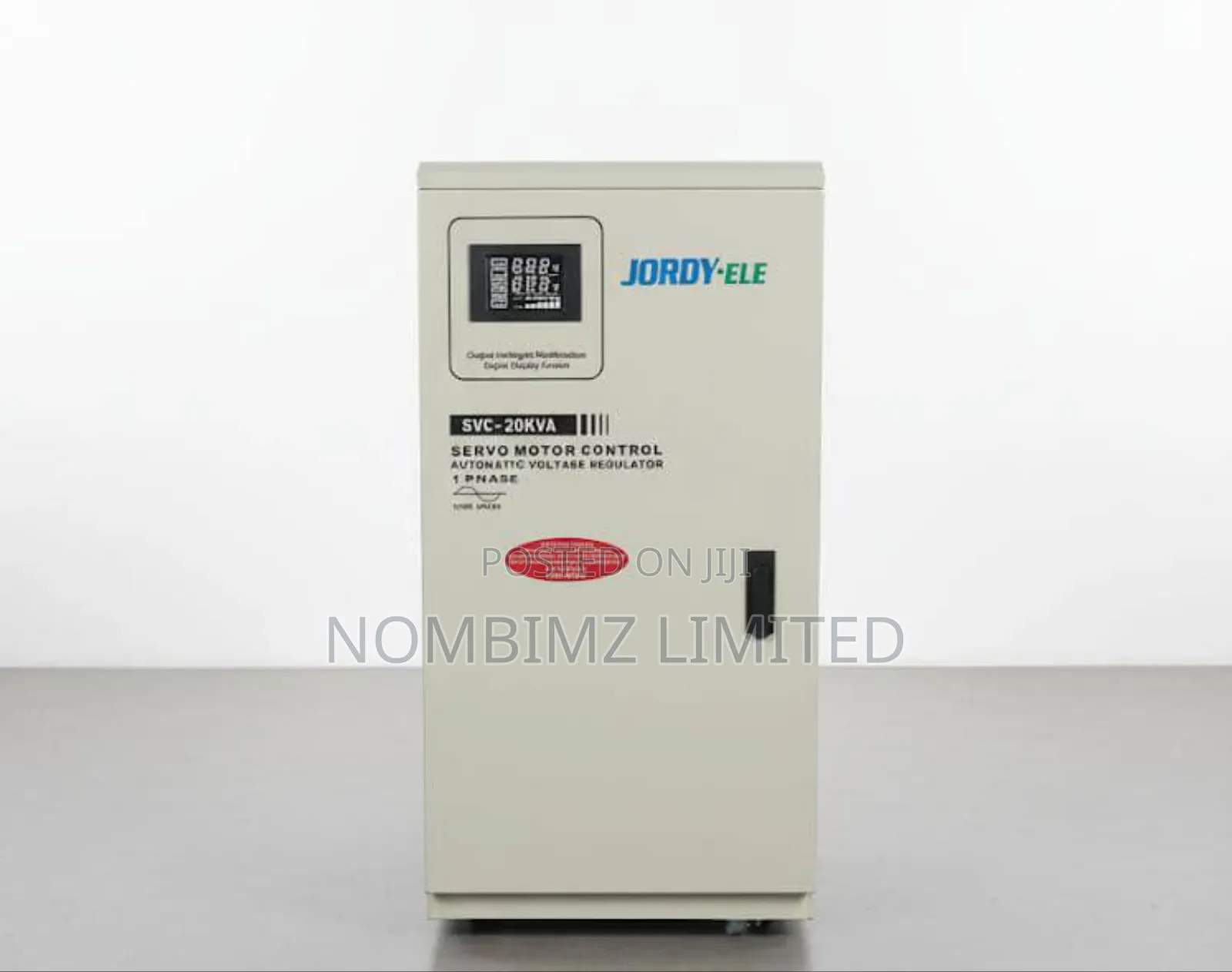 Jordy Ele 20kva Servo Single Phase Central Industrial Stabilizer