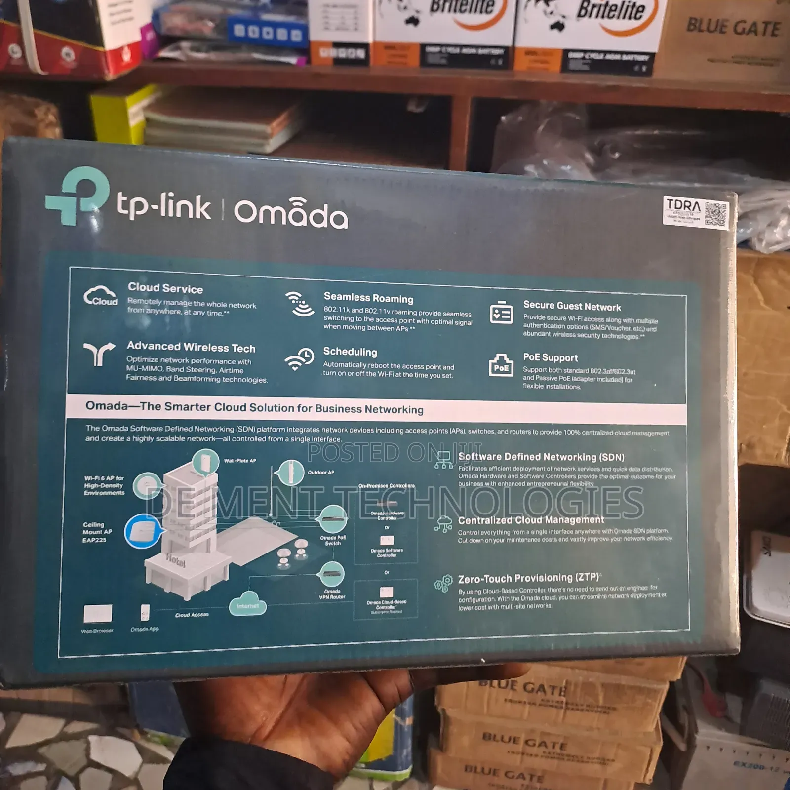 Tp-Link Eap225 Ac1350 Wireless Gigabit Ceiling Mount Access Point