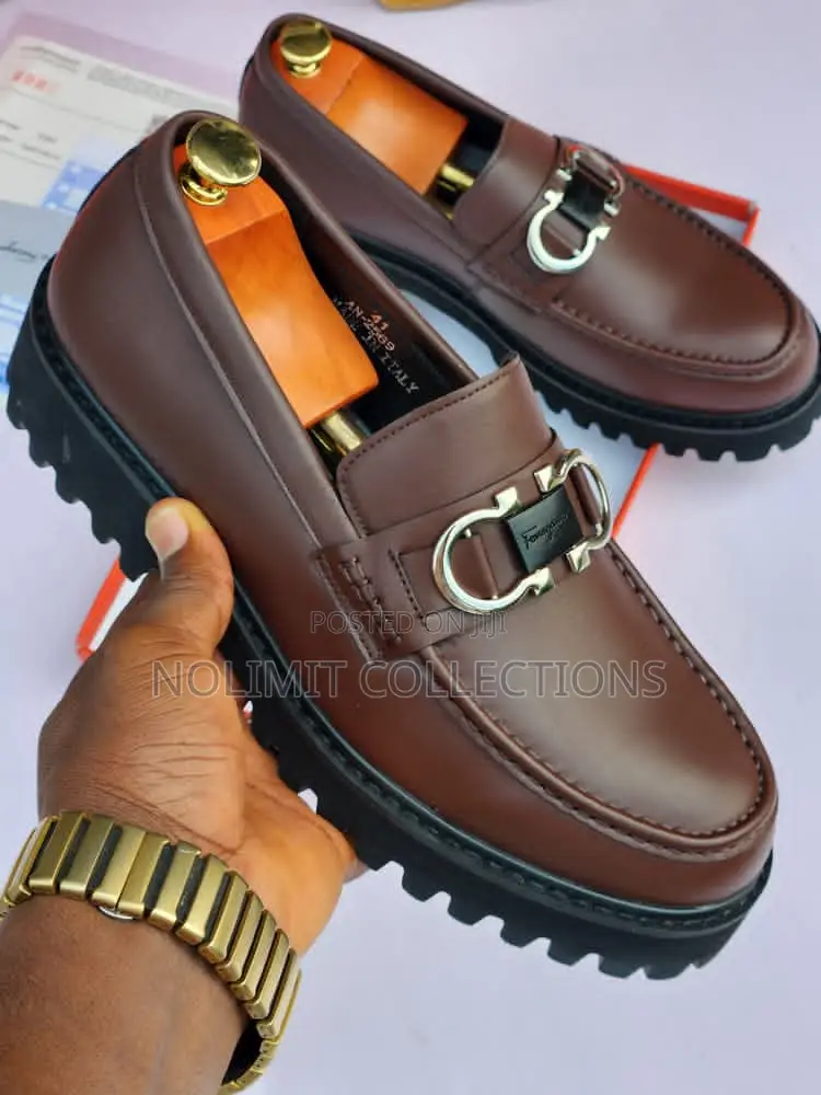 Salvatore Ferragamo Leather Loafers