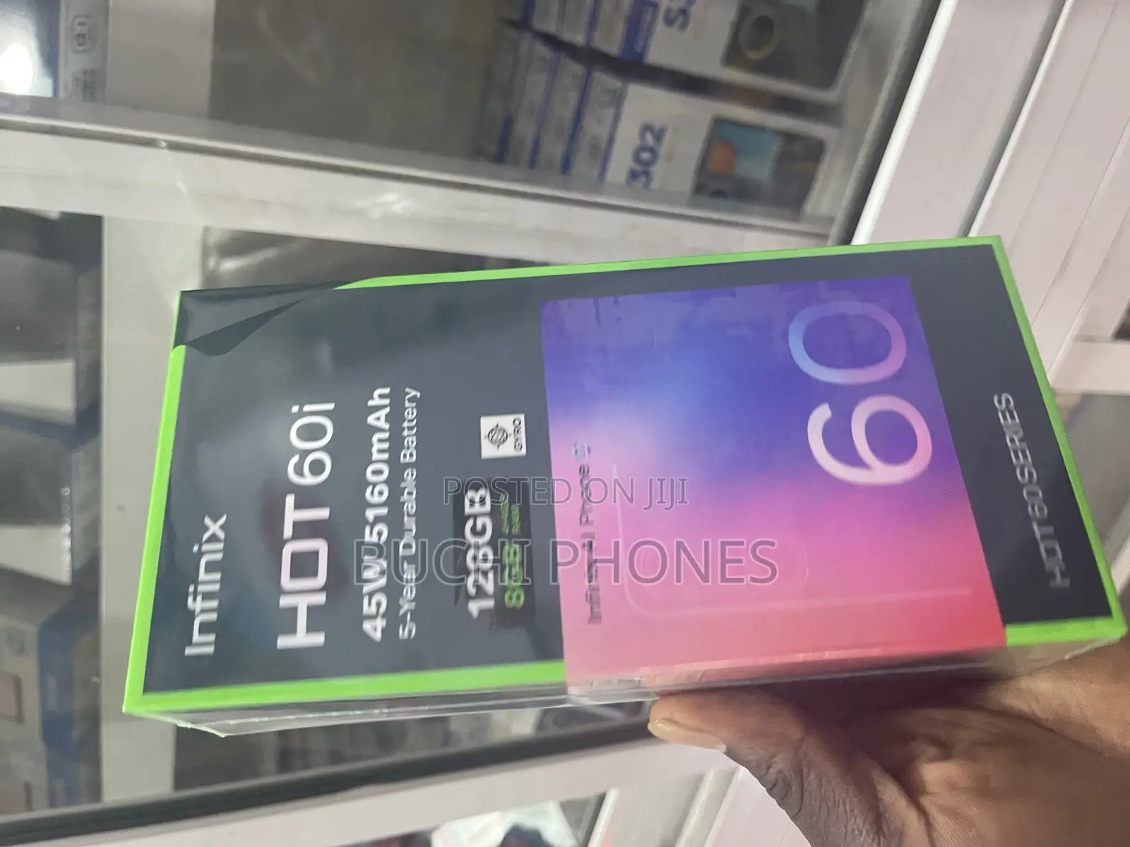 New Infinix Hot 60i 128 GB Black