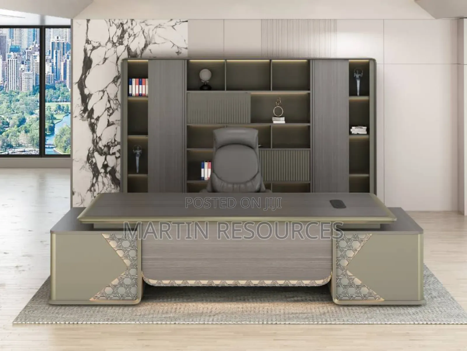 Executive Ceo Office Table 2.4 Meters