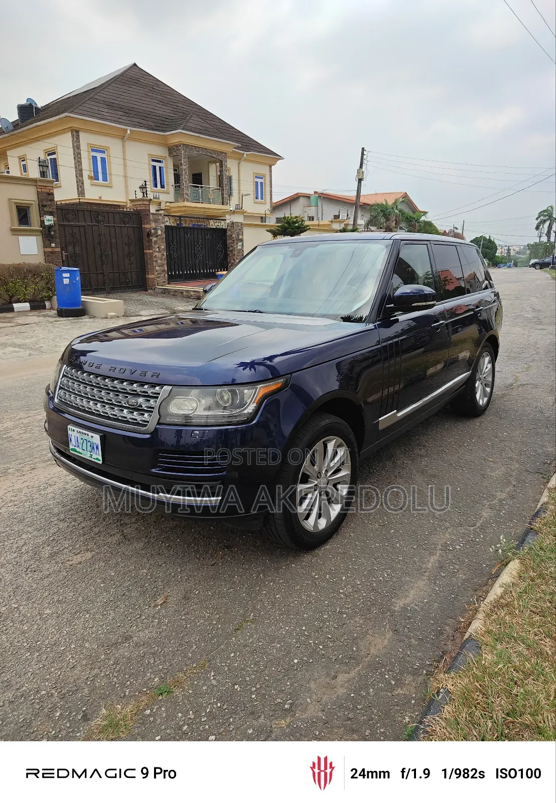 Land Rover Range Rover Vogue 2015 Blue