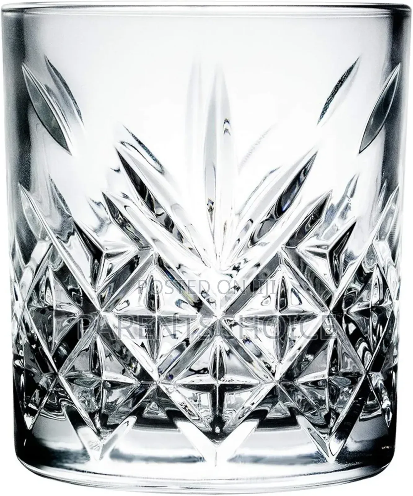 Trix Highball Glass Tumblers / Timeless Whiskey Glasses Tumbler -6pcs
