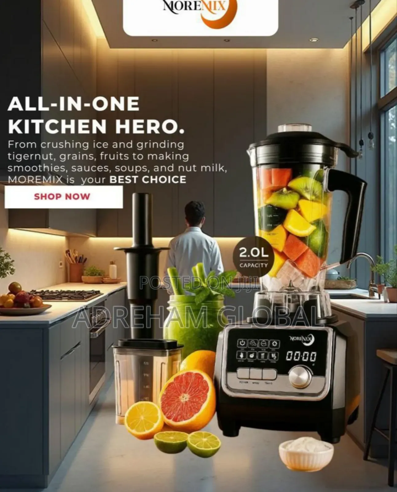 Moremix Commercial Blender