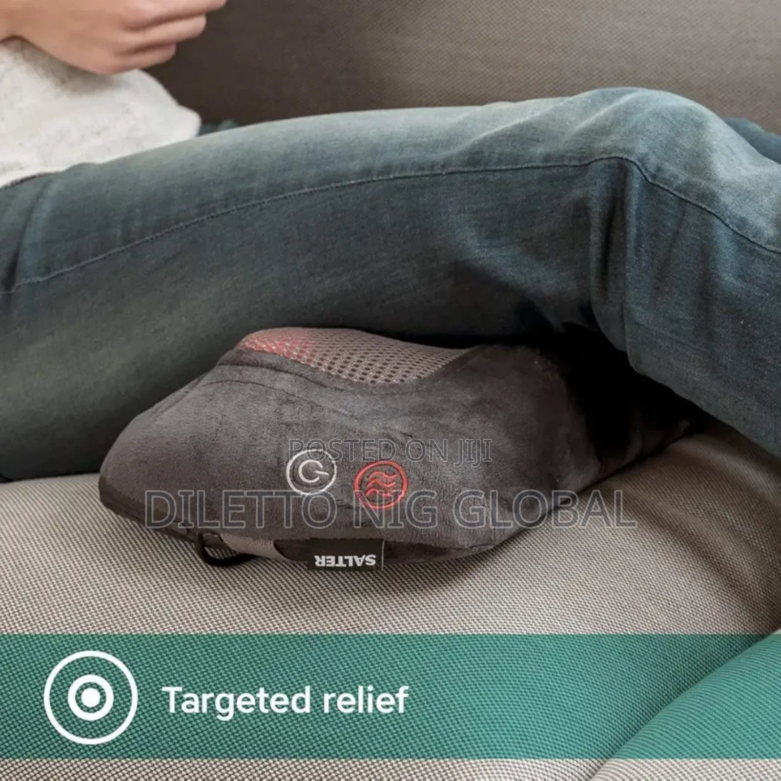 Thera-P Relaxing Shiatsu Massage Pillow With Soothing Heat.