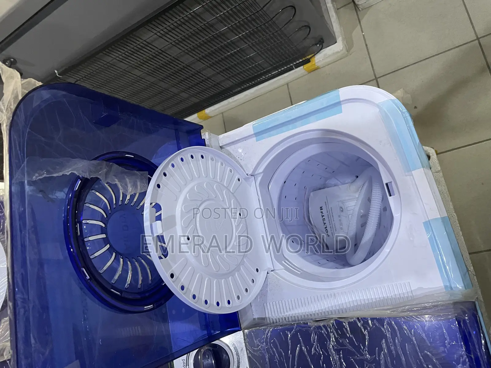Polystar 7kg Twin Top Washing Manual Washing