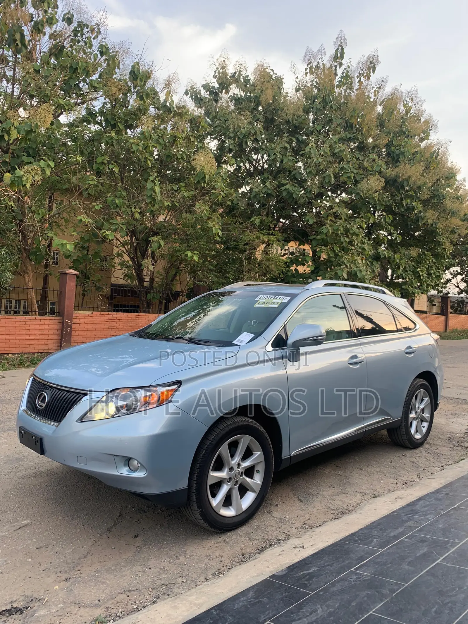 Lexus RX 350 2010 Blue