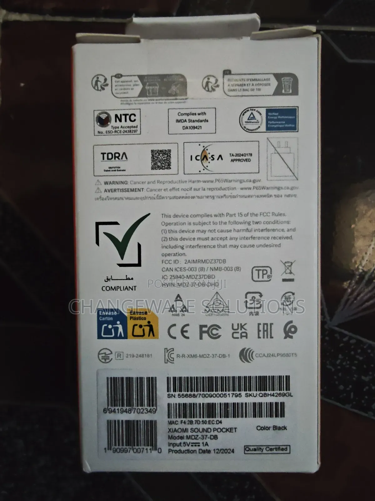 Xiaomi Sound Pocket 5w Speaker