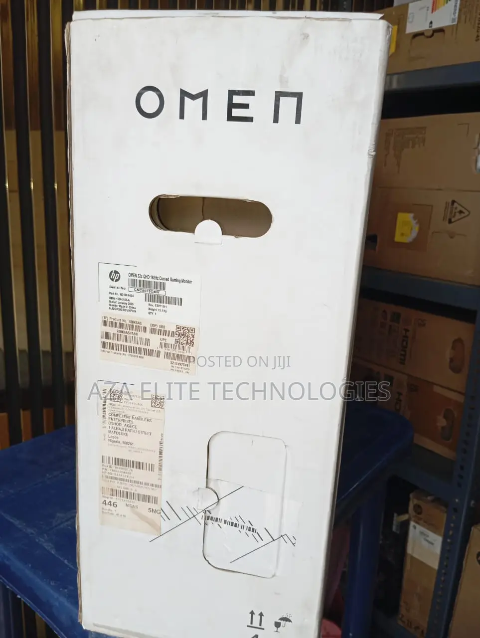 Hp Omen 32c QHD 165hz Curved Gaming Monitor, QHD Display (2560 X 1440)