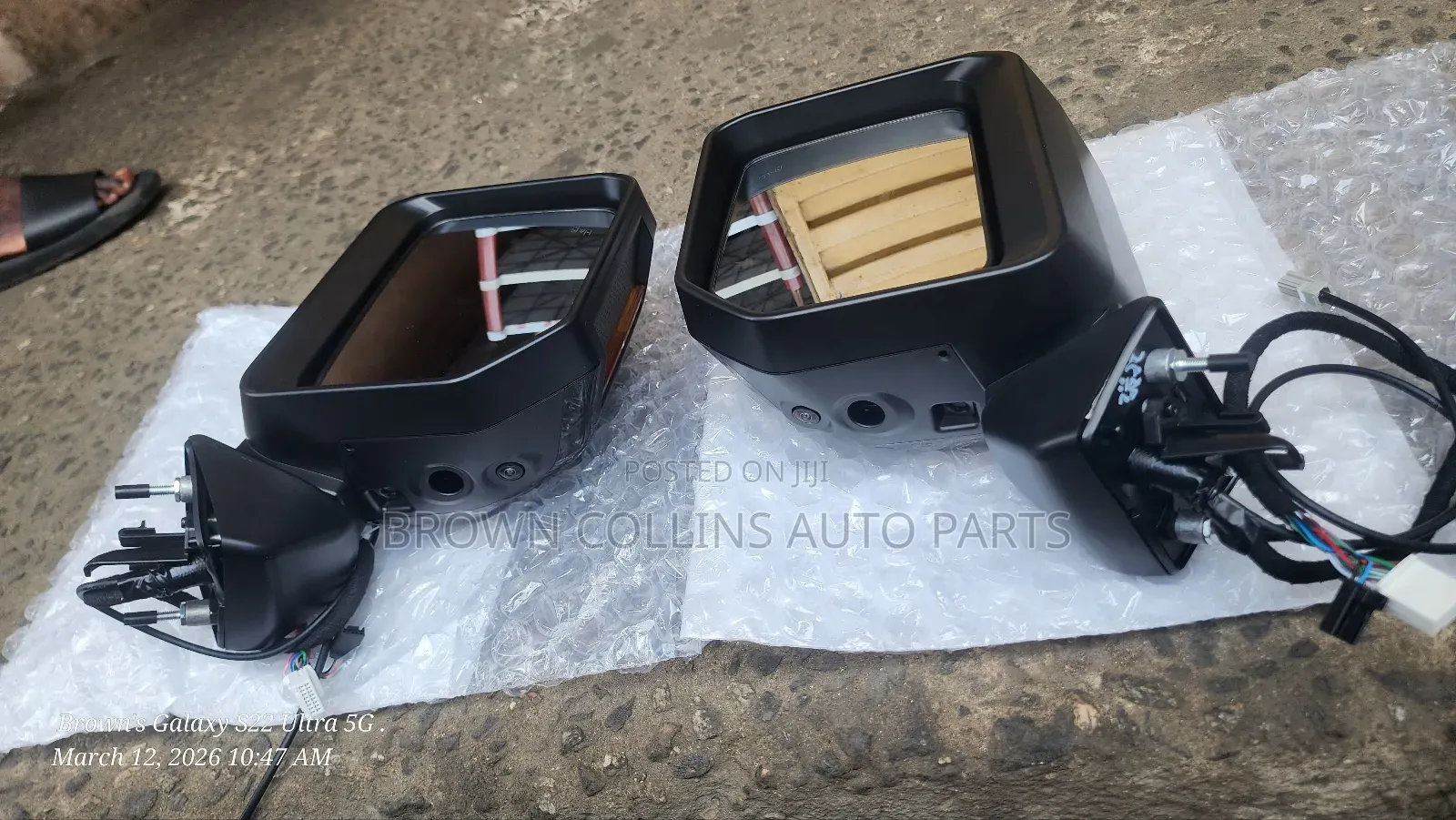 Side Mirrors Toyota Prado 2023-2026 With Camera