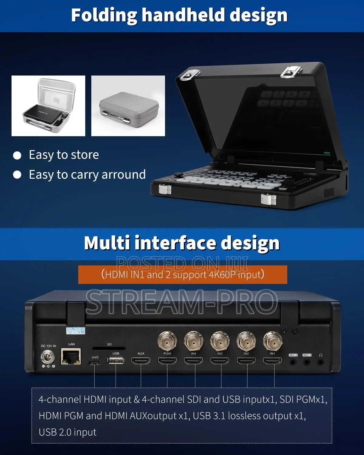 Fomako Hdmi Video Mixer Switcher M5
