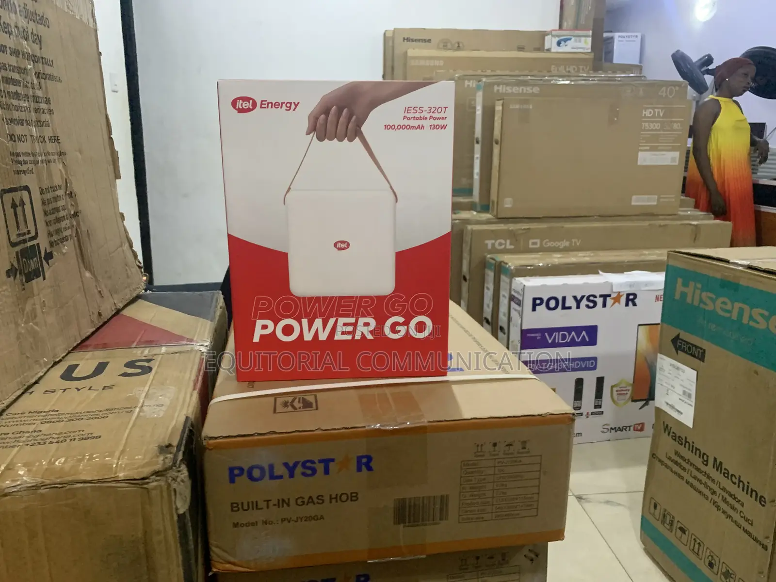 Itel Iess-320t Portable Power Station – Compact Emergency Power S