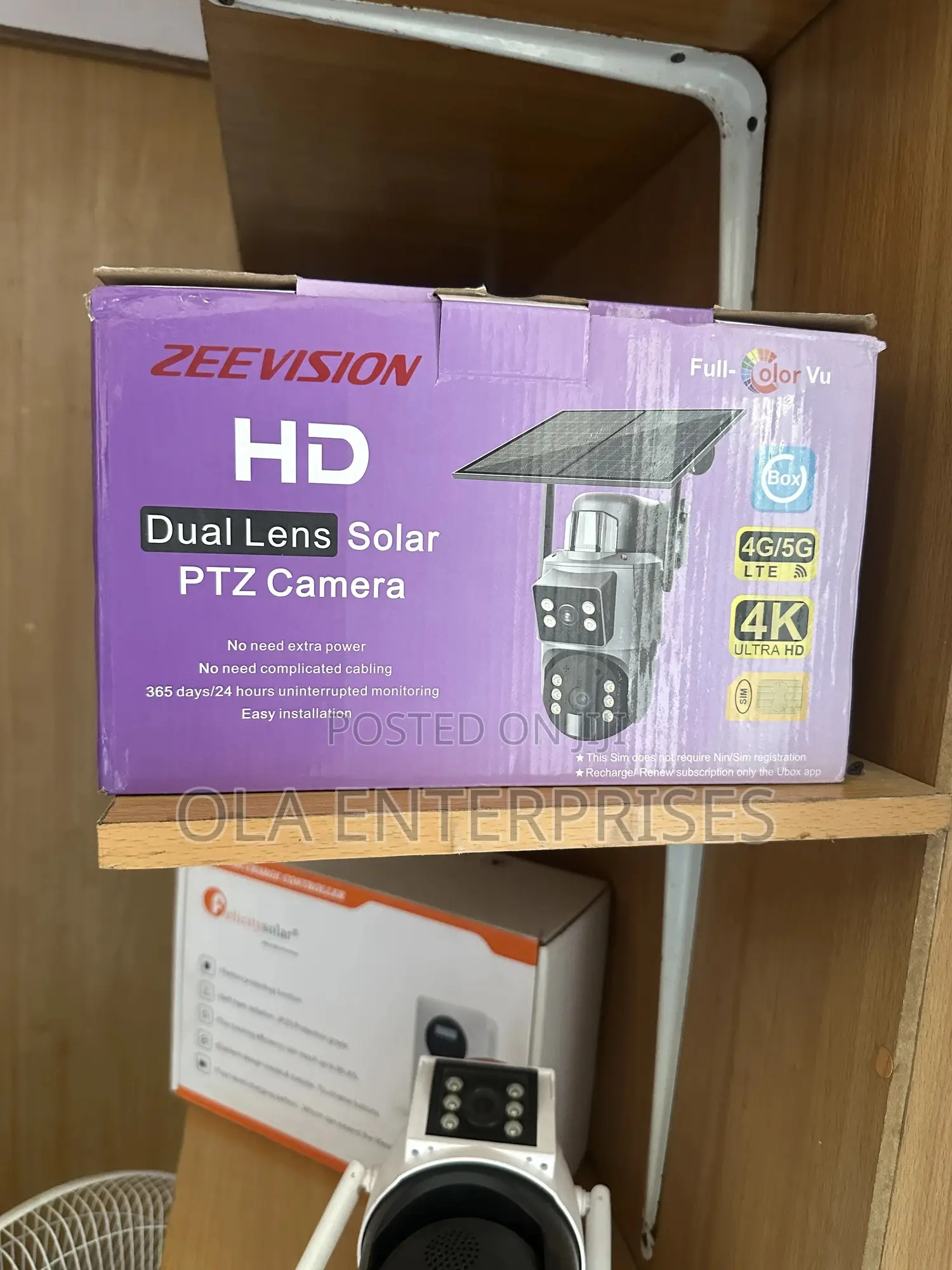 Dual Lens Solar PTZ Camera