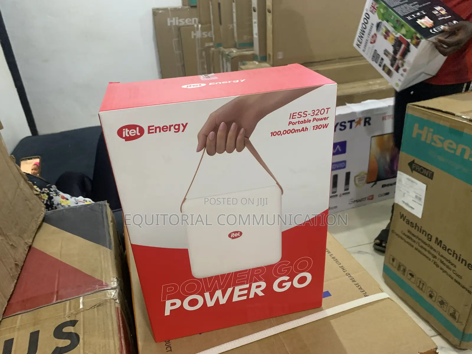 Itel Iess-320t 320w Portable Power Station for Camping Home Backup
