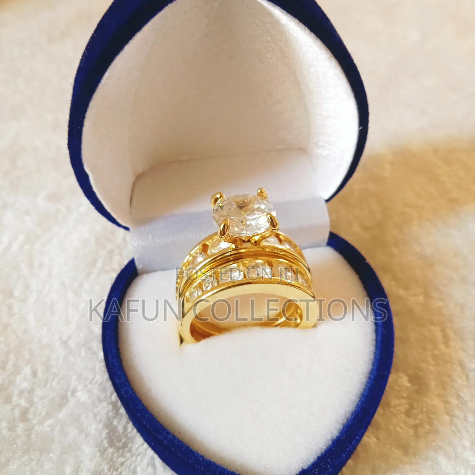 Solid Zirconia Female Wedding Rings