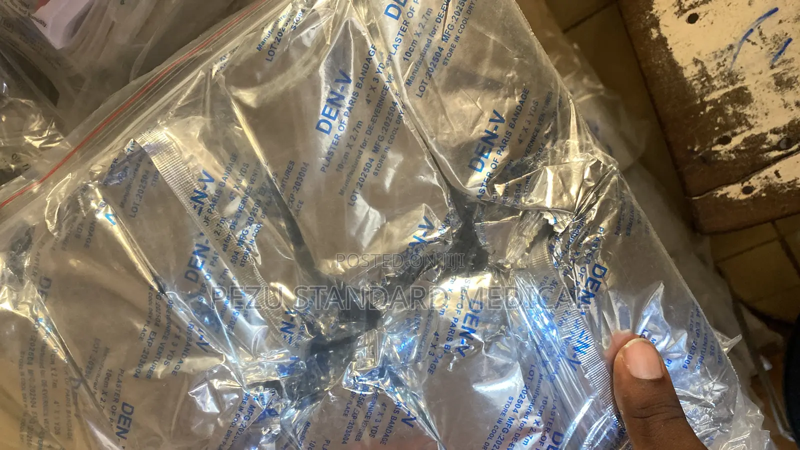 Plaster of Paris (Pop) Bandages