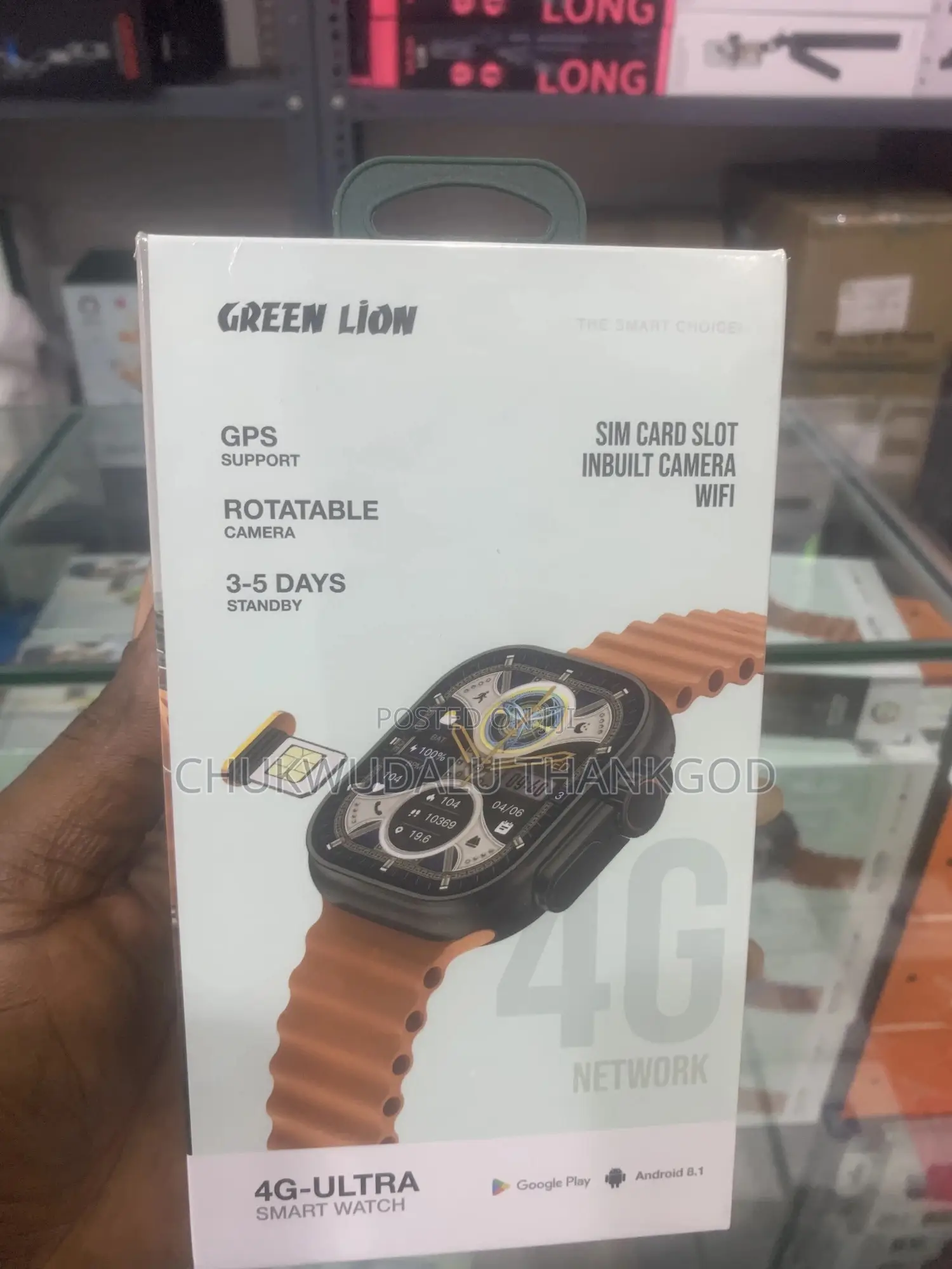 Green Lion 4g Ultra Amoled Smart Watch