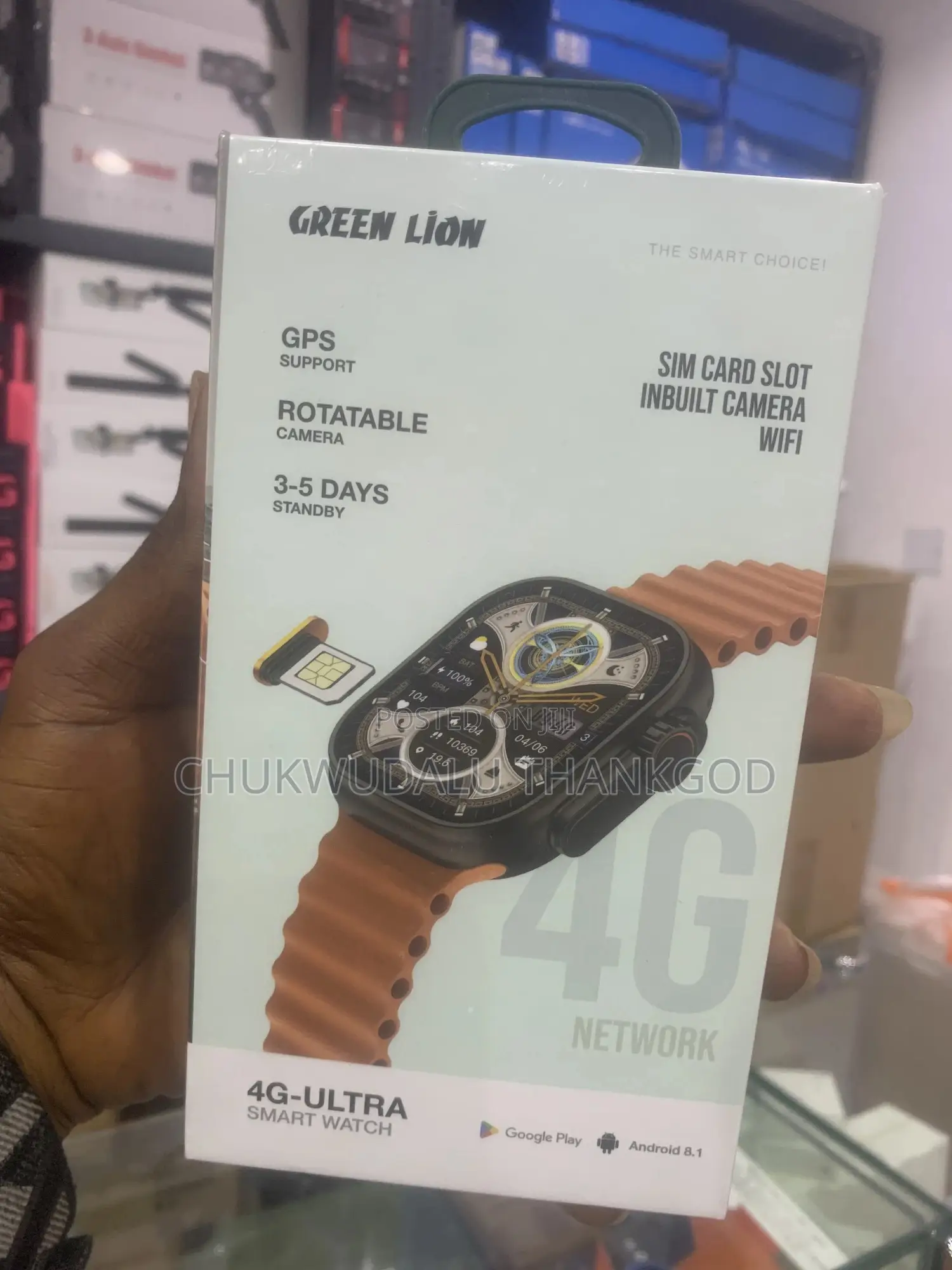 Green Lion 4g Ultra Amoled Smart Watch