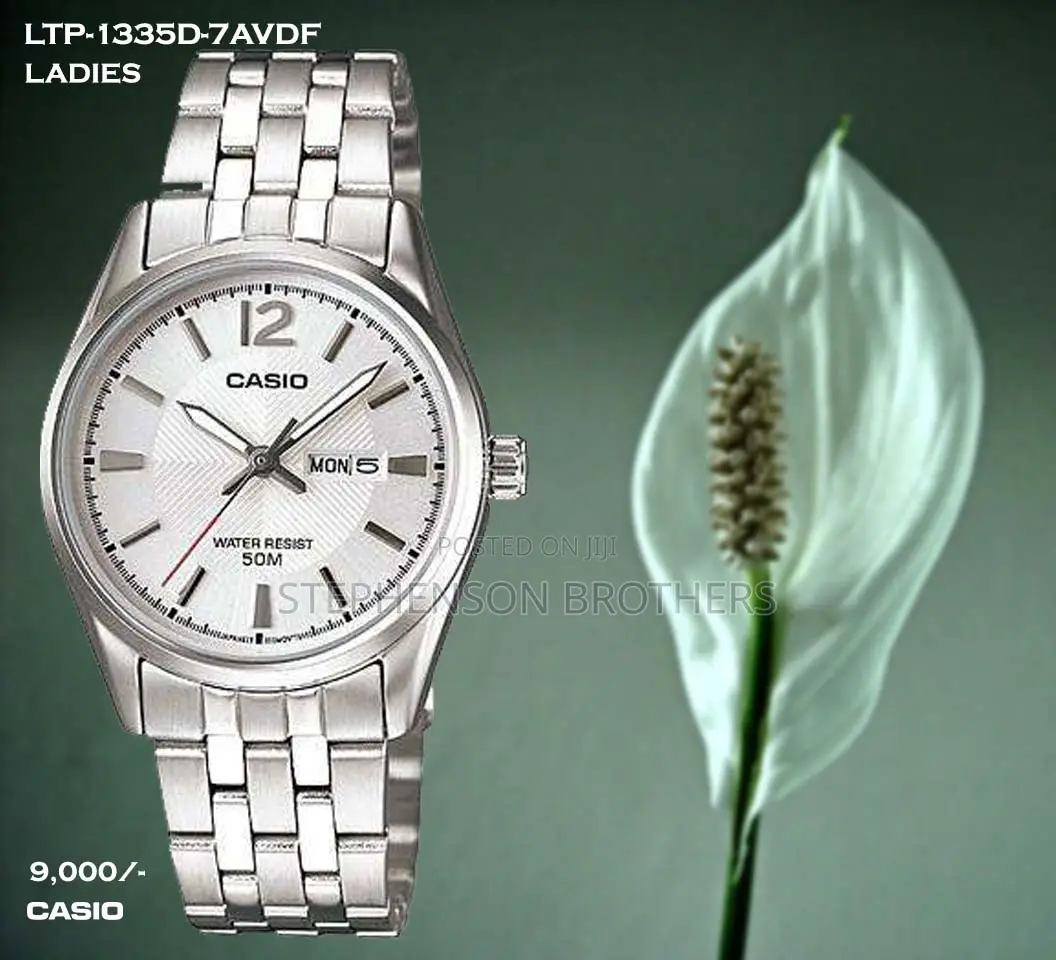 Casio LTP-1335d-7avdf Silver Stainless Steel Strap Watch for Women