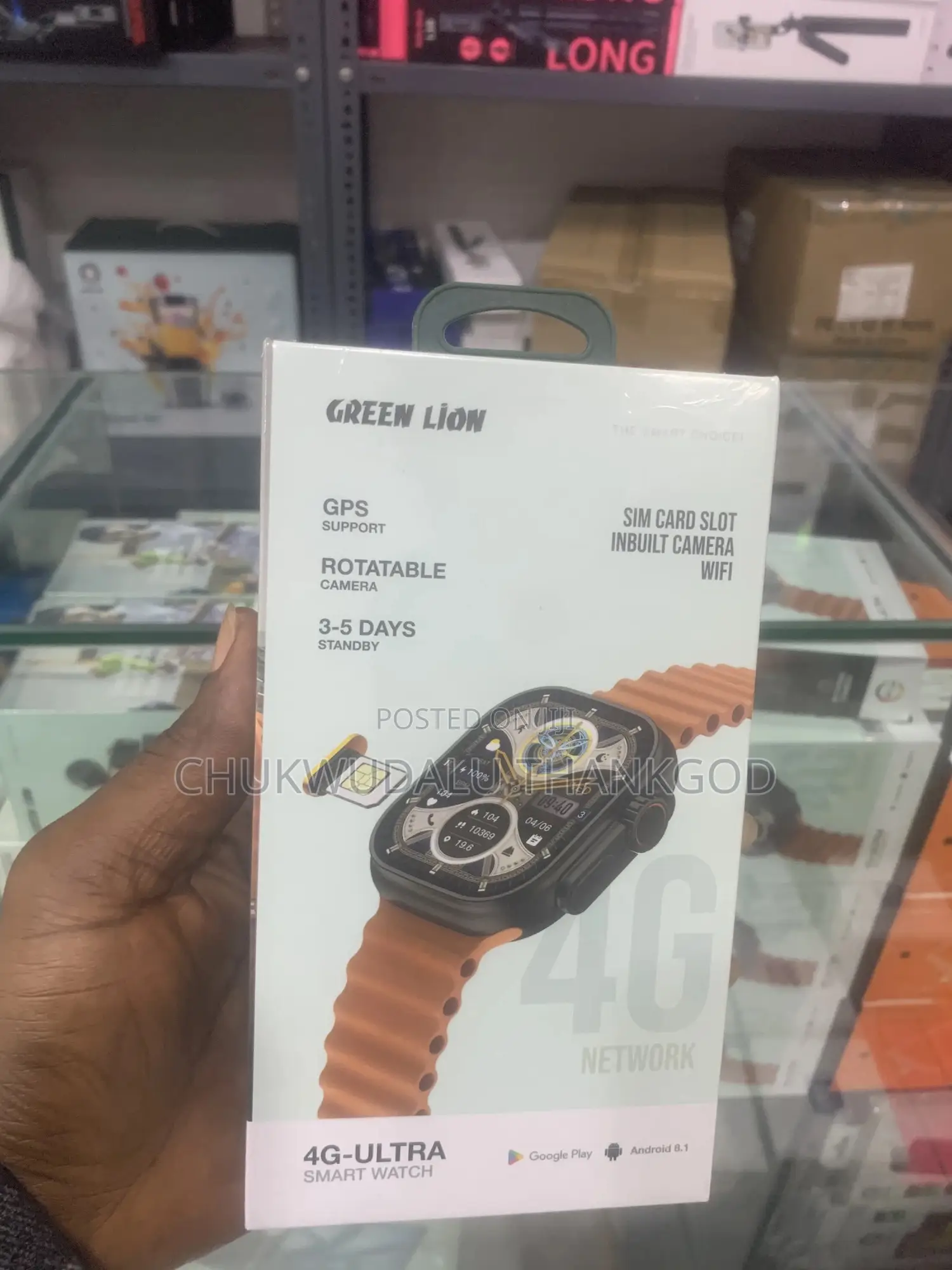 Green Lion 4g Ultra Amoled Smart Watch