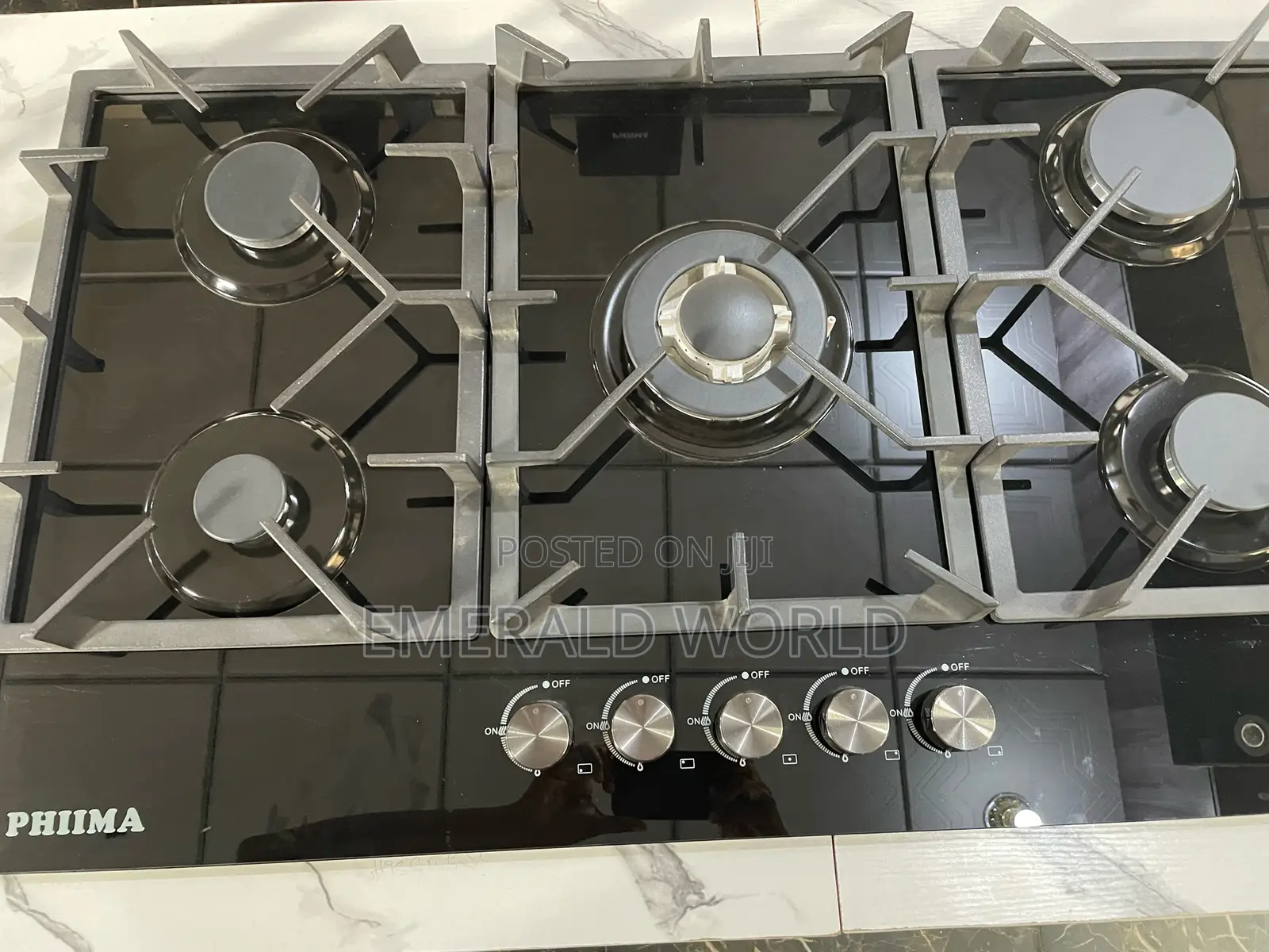 Phiima 90cm 5 Burner All Gas Inbuilt Cooker