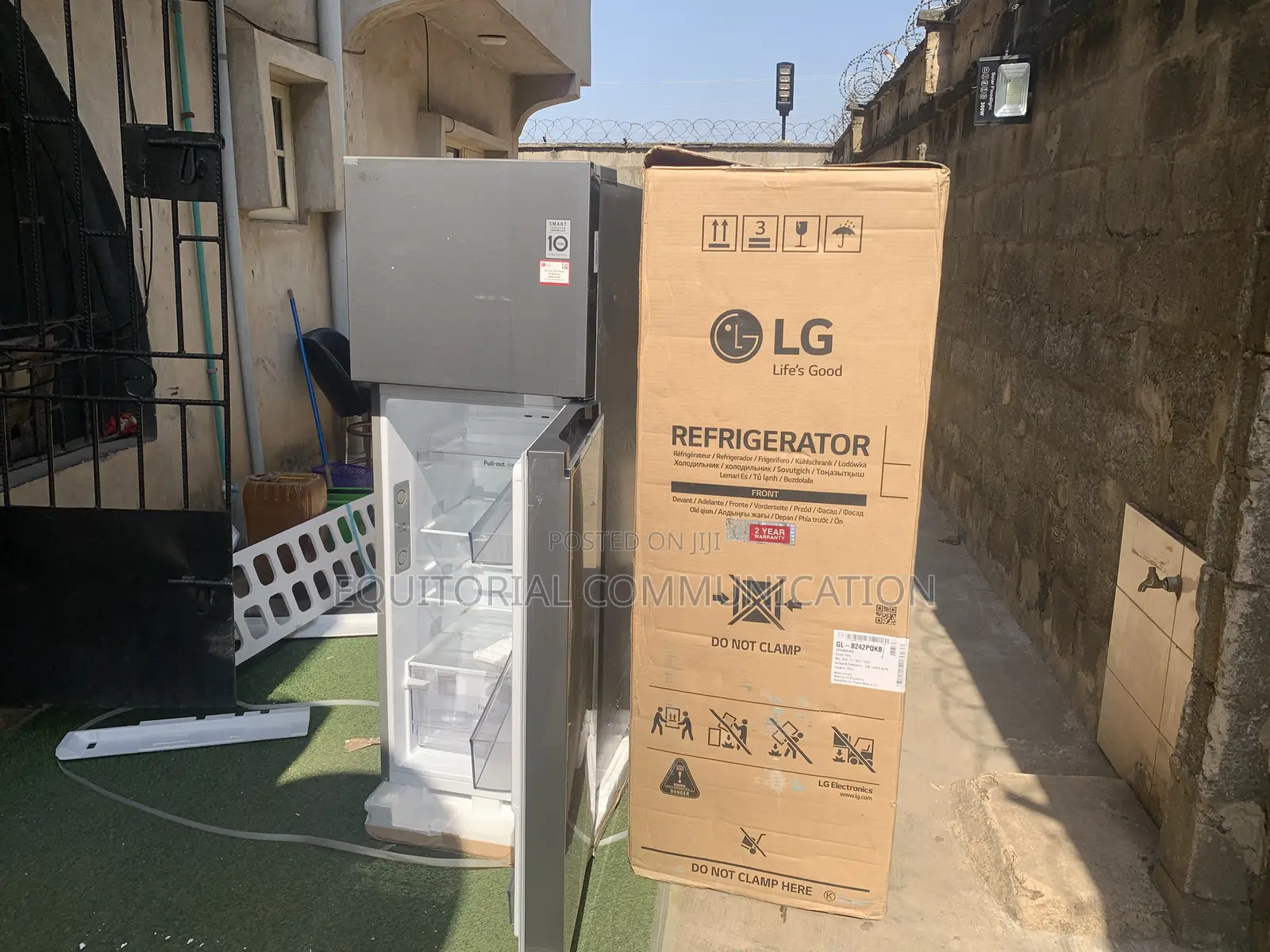 Lg Gl-B242pqkb Refrigerator With Stable Cooling Performance