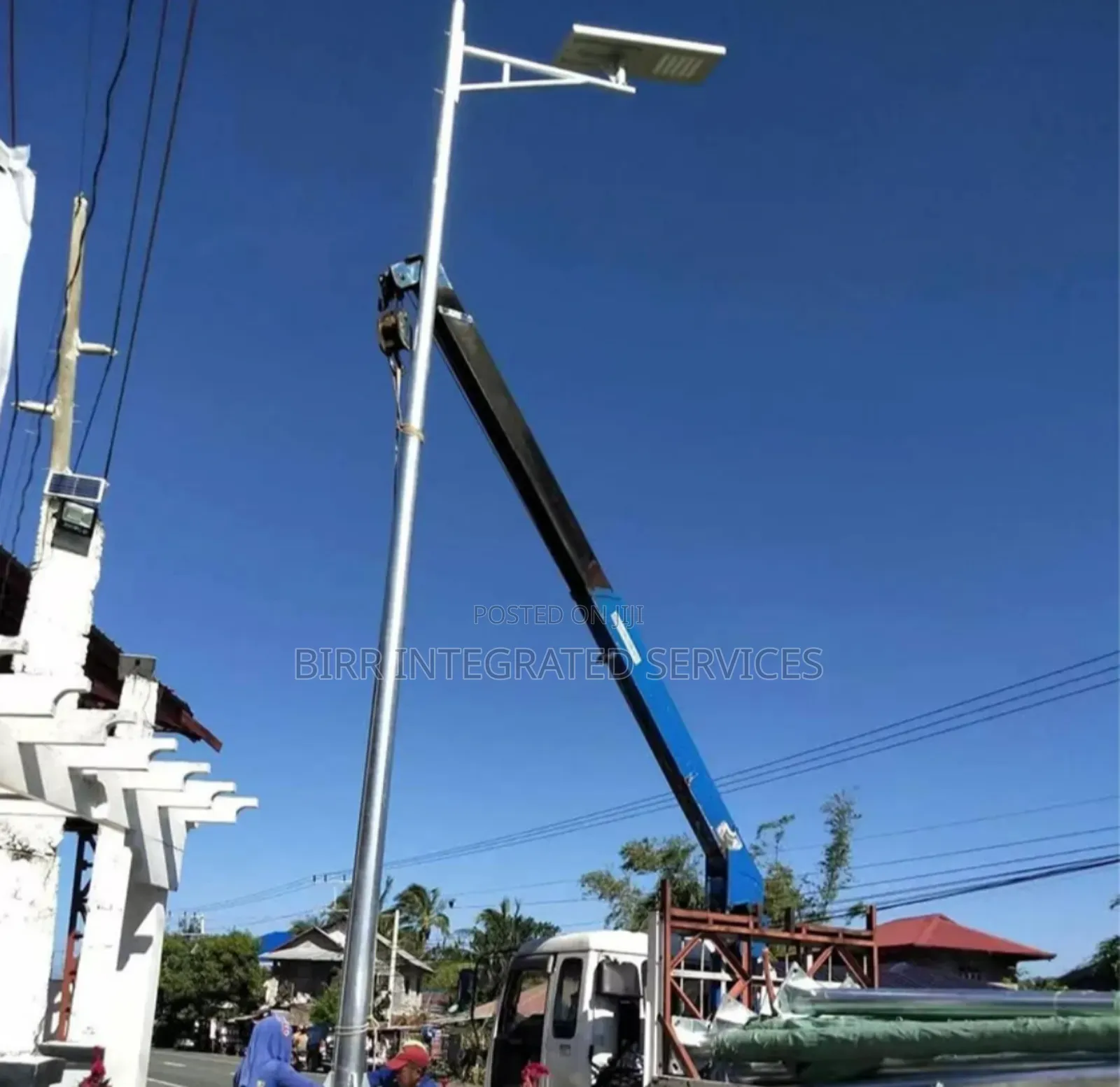 Solar Streetlight Poles For Community Project , 1000+ Poles Delivery