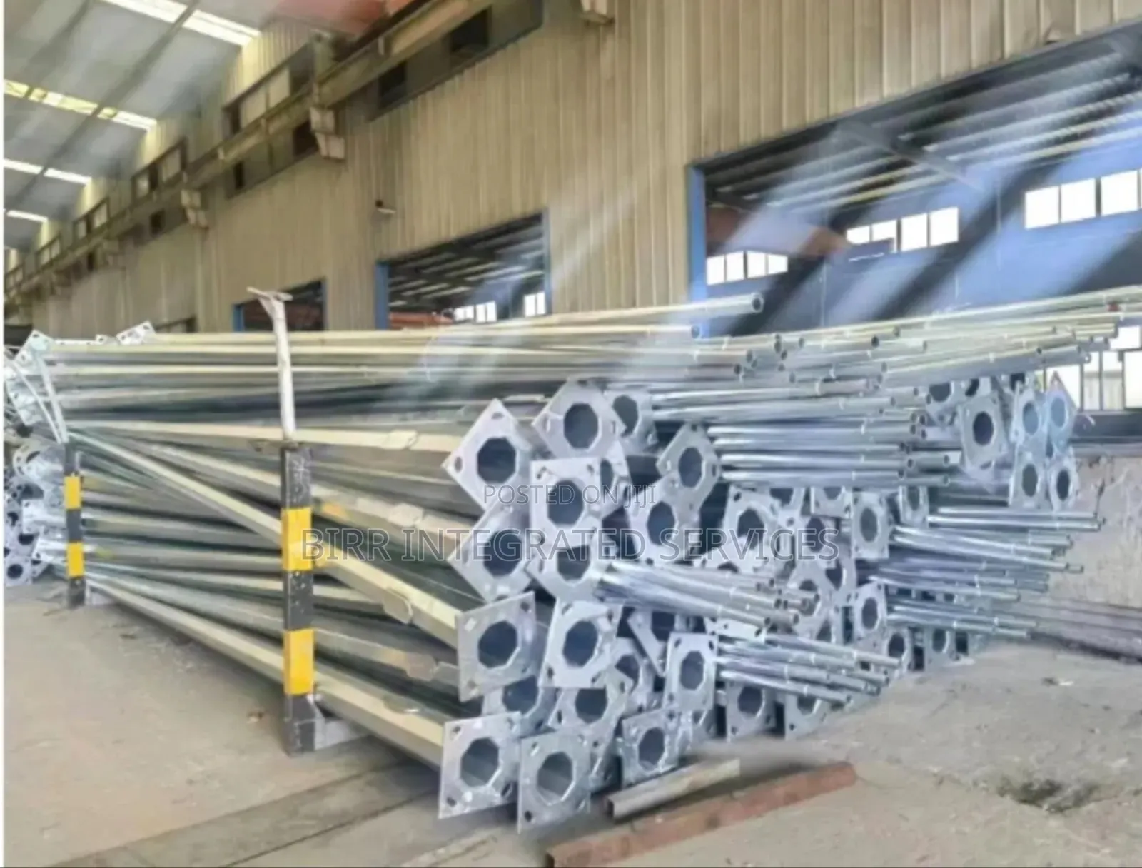 Solar Streetlight Poles For Community Project , 1000+ Poles Delivery