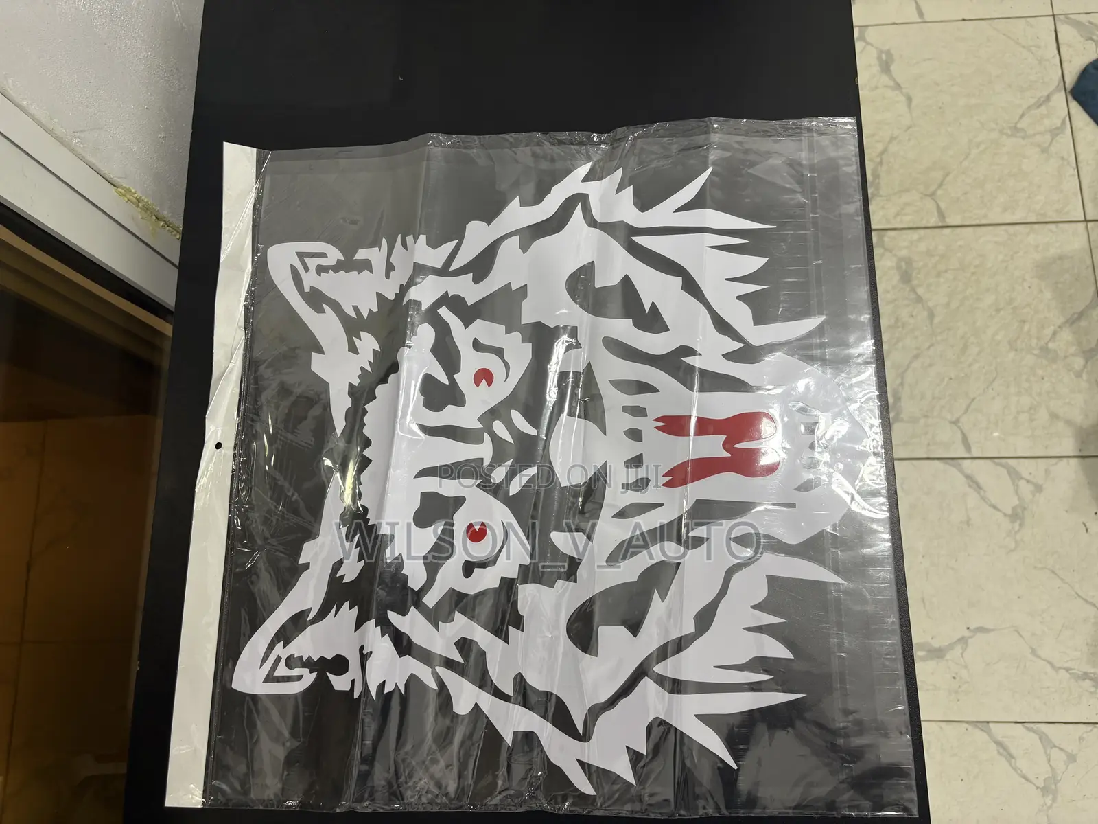 Wolf Head Car Sticker