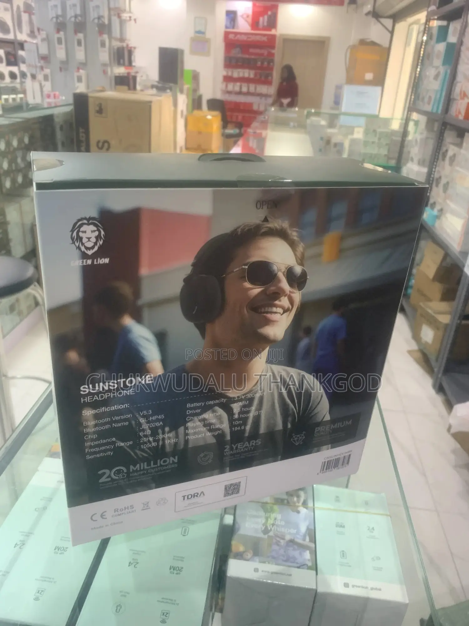 Green Lion Sunstone Headphone
