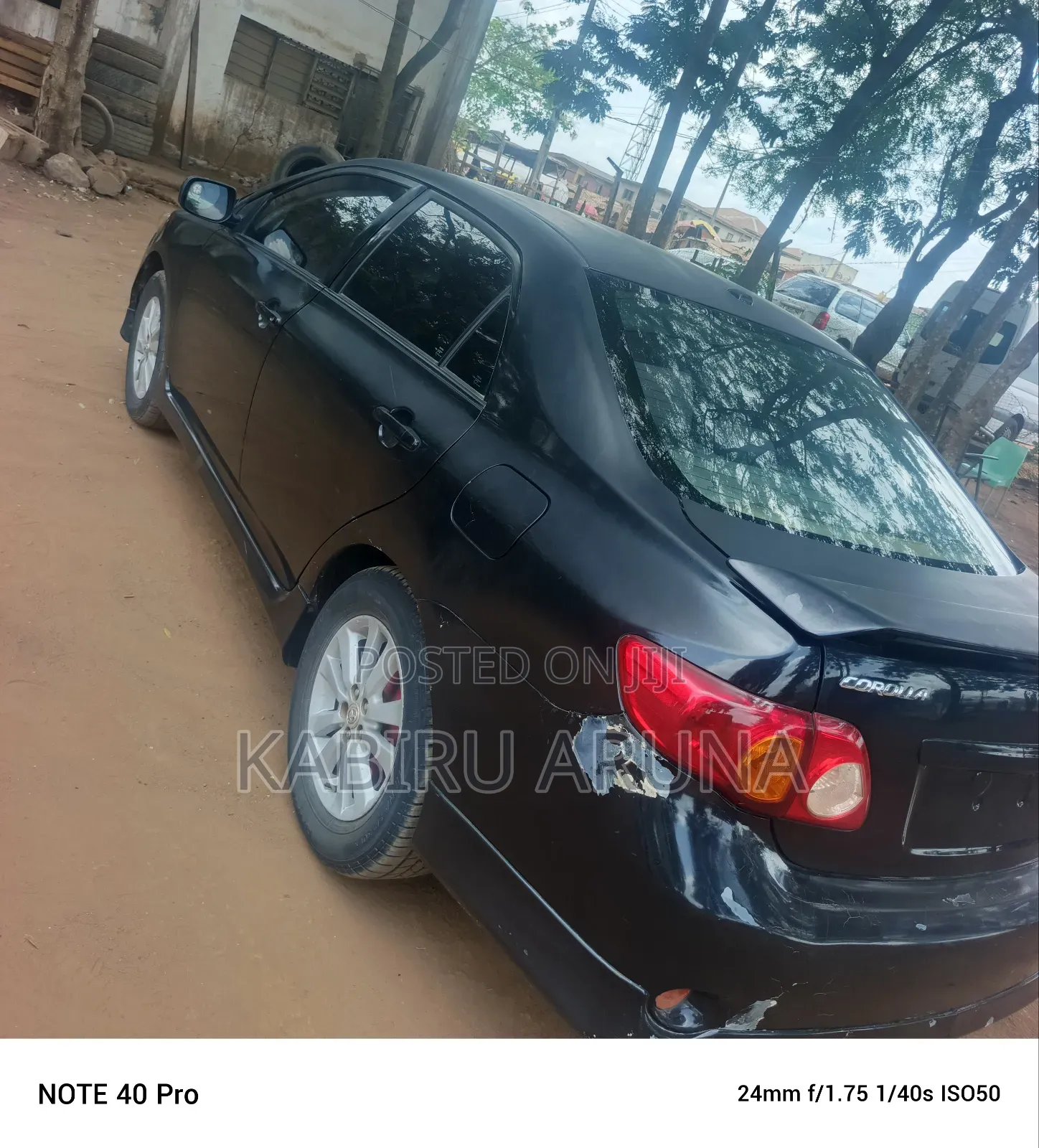 Toyota Corolla 2010 Black