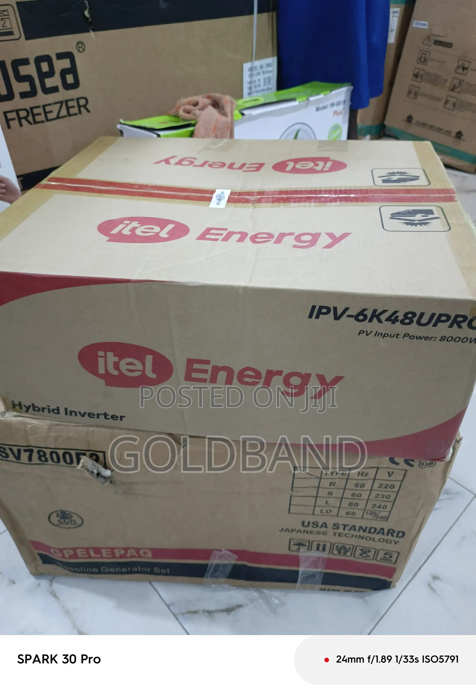Itel Pv-6k48upro 6kw Off-Grid Hybrid Solar Inverter